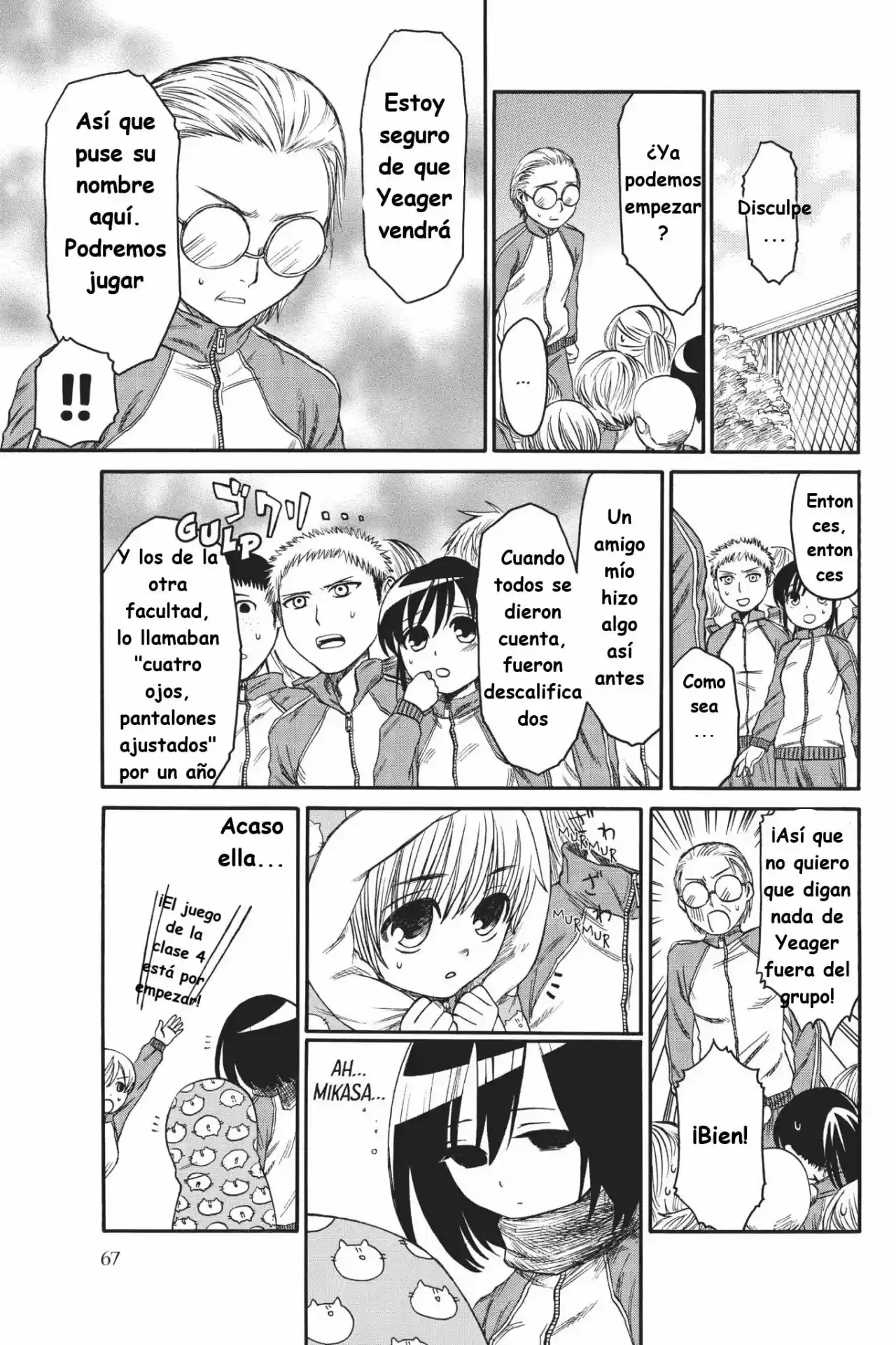 Shingeki! Kyojin Chuugakkou Mare Academy - Capítulo 4 - Página 2 - LectorTMOo