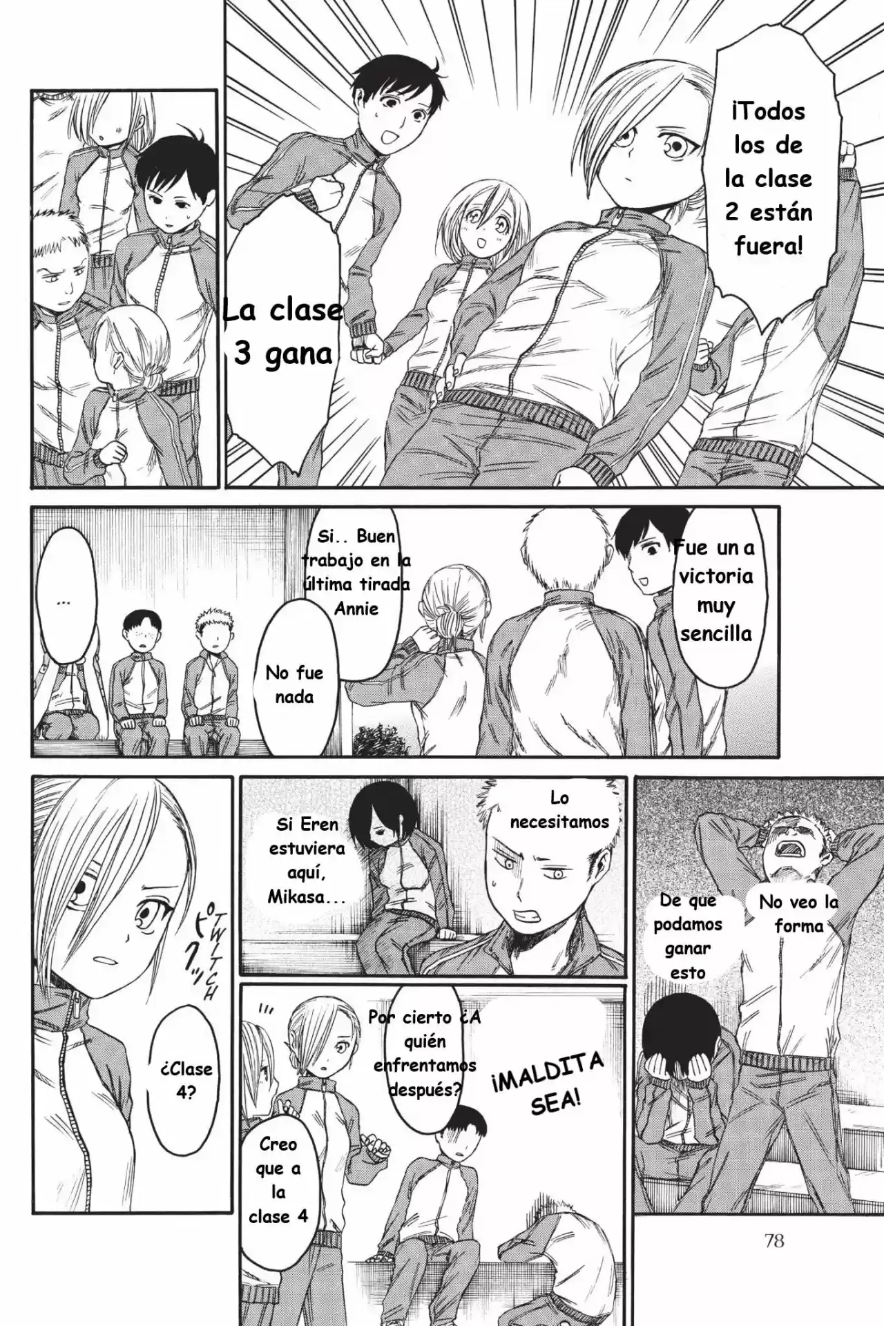Shingeki! Kyojin Chuugakkou Mare Academy - Capítulo 4 - Página 13 - LectorTMOo