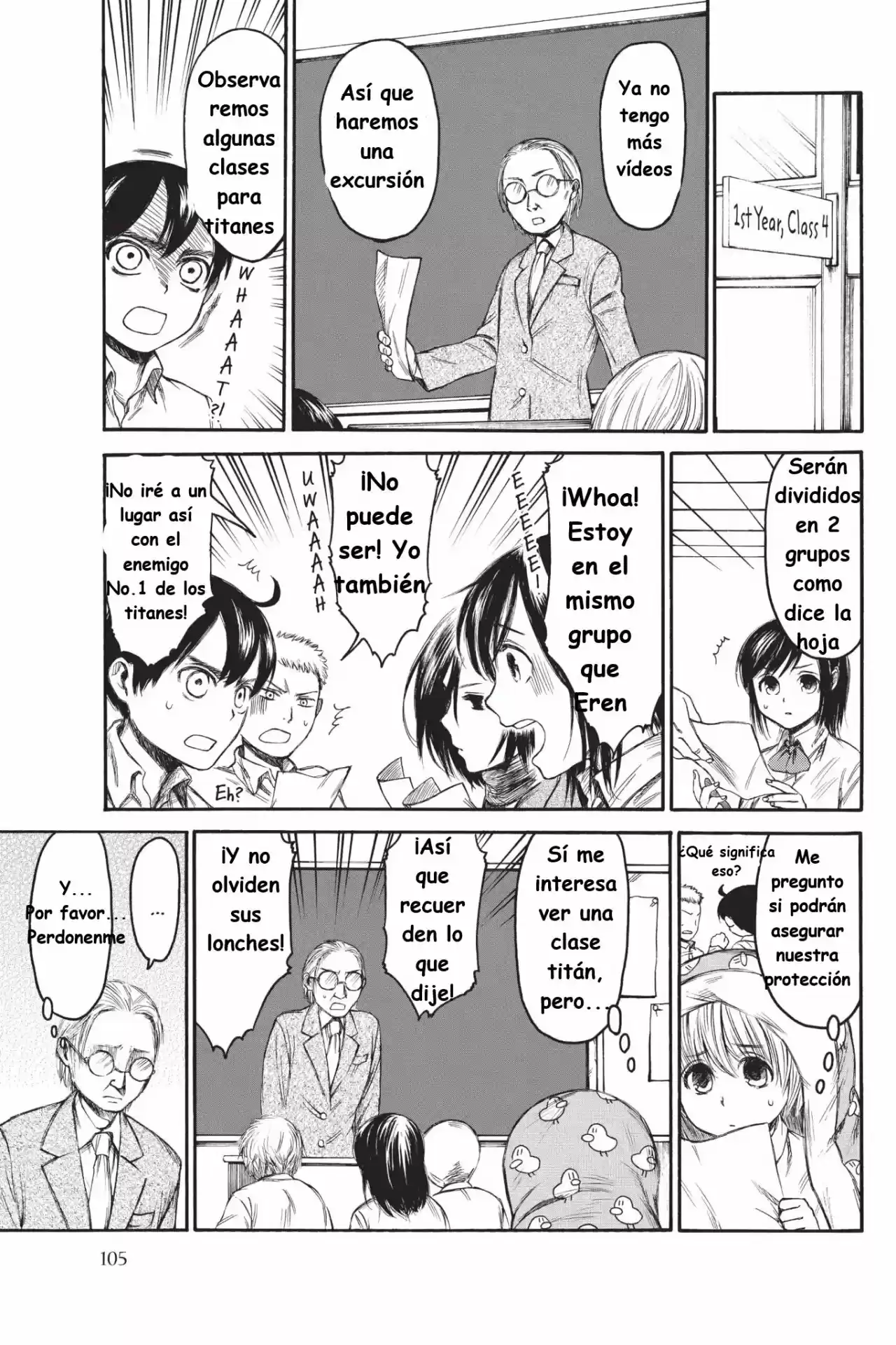 Shingeki! Kyojin Chuugakkou Mare Academy - Capítulo 6 - Página 1 - LectorTMOo