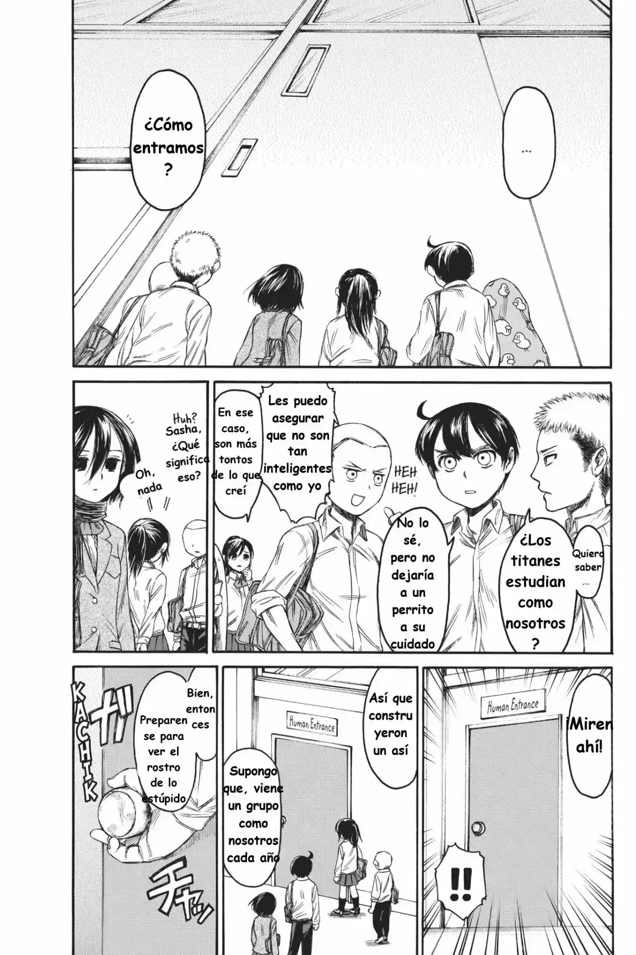 Shingeki! Kyojin Chuugakkou Mare Academy - Capítulo 6 - Página 5 - LectorTMOo