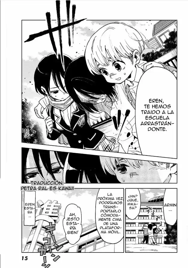 Shingeki! Kyojin Chuugakkou Mare Academy - Capítulo 1 - Página 6 - LectorTMOo