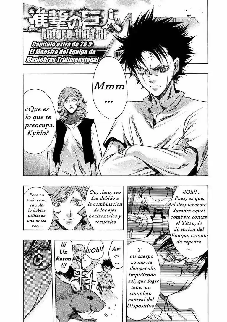 Shingeki No Kyojin - Hanano (doujinshi) - Capítulo 28.5 - Página 1 - LectorTMOo