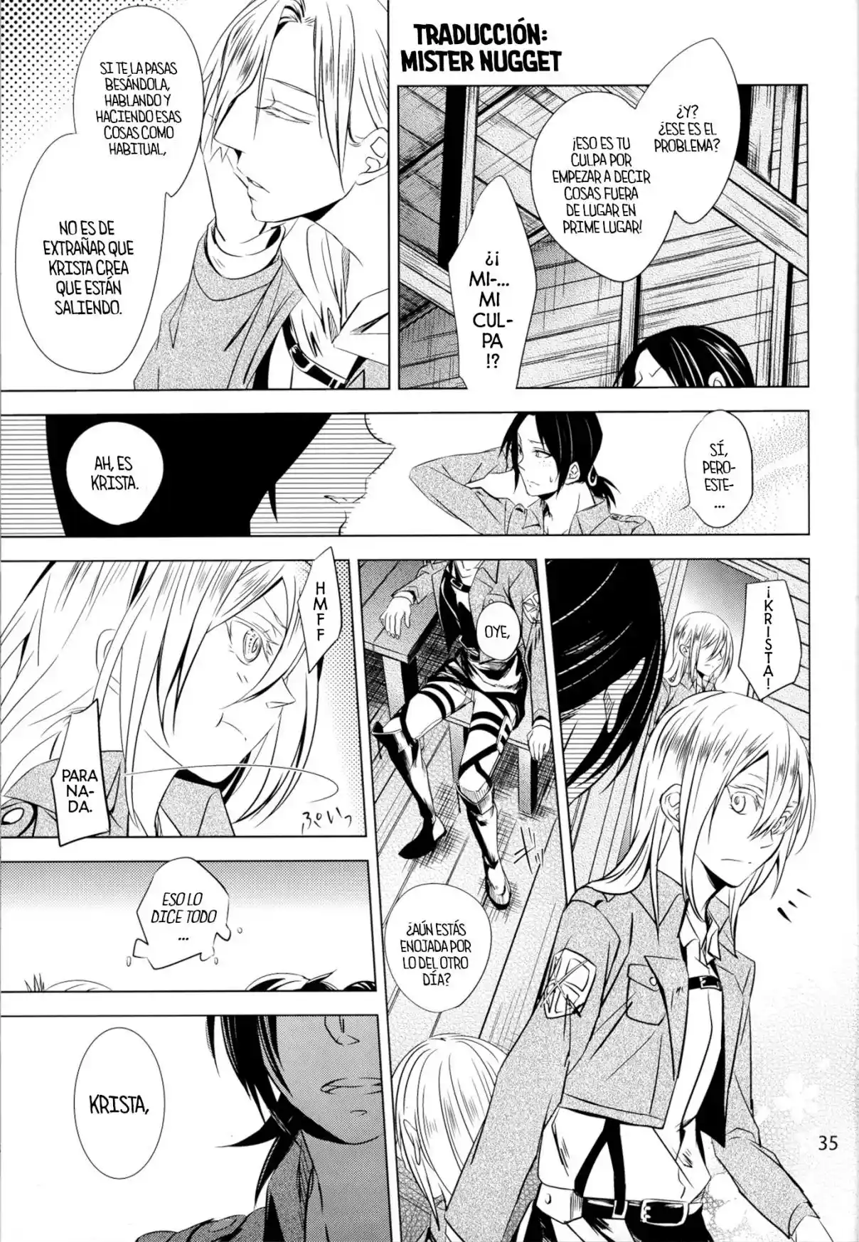 Shingeki No Kyojin - Honey! ~ Yumikuri Anthology~ (Doujinshi) - Capítulo 4 - Página 8 - LectorTMOo