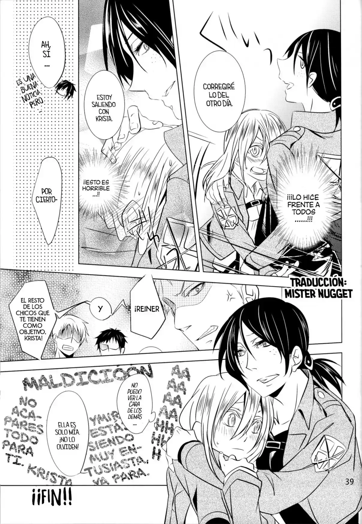 Shingeki No Kyojin - Honey! ~ Yumikuri Anthology~ (Doujinshi) - Capítulo 4 - Página 12 - LectorTMOo