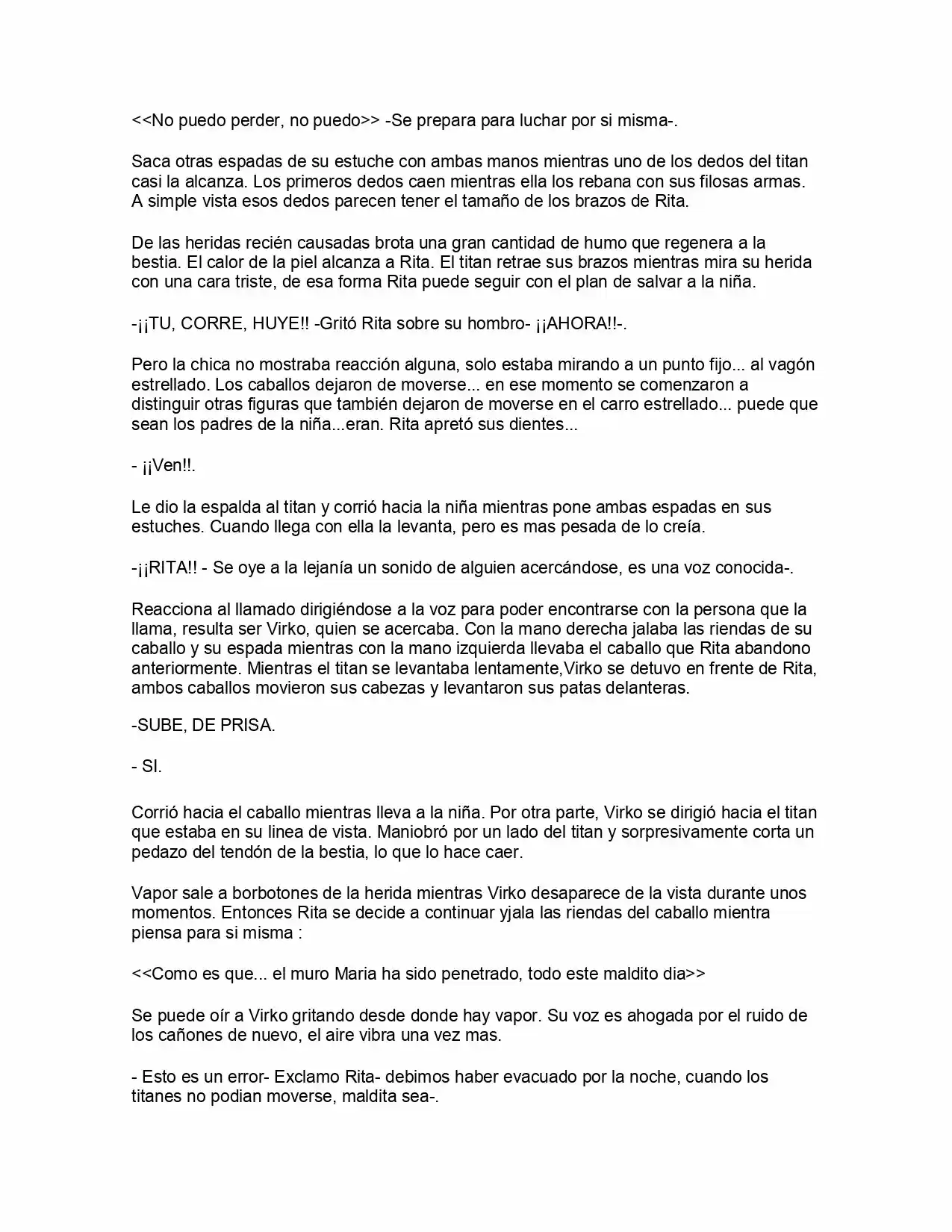 Shingeki No Kyojin: La Reina De La Ciudad Aislada (Novela) - Capítulo 1 - Página 4 - LectorTMOo