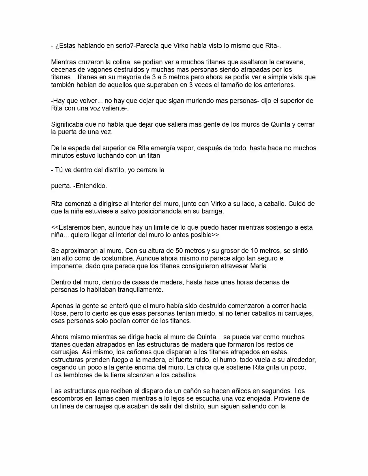 Shingeki No Kyojin: La Reina De La Ciudad Aislada (Novela) - Capítulo 1 - Página 6 - LectorTMOo