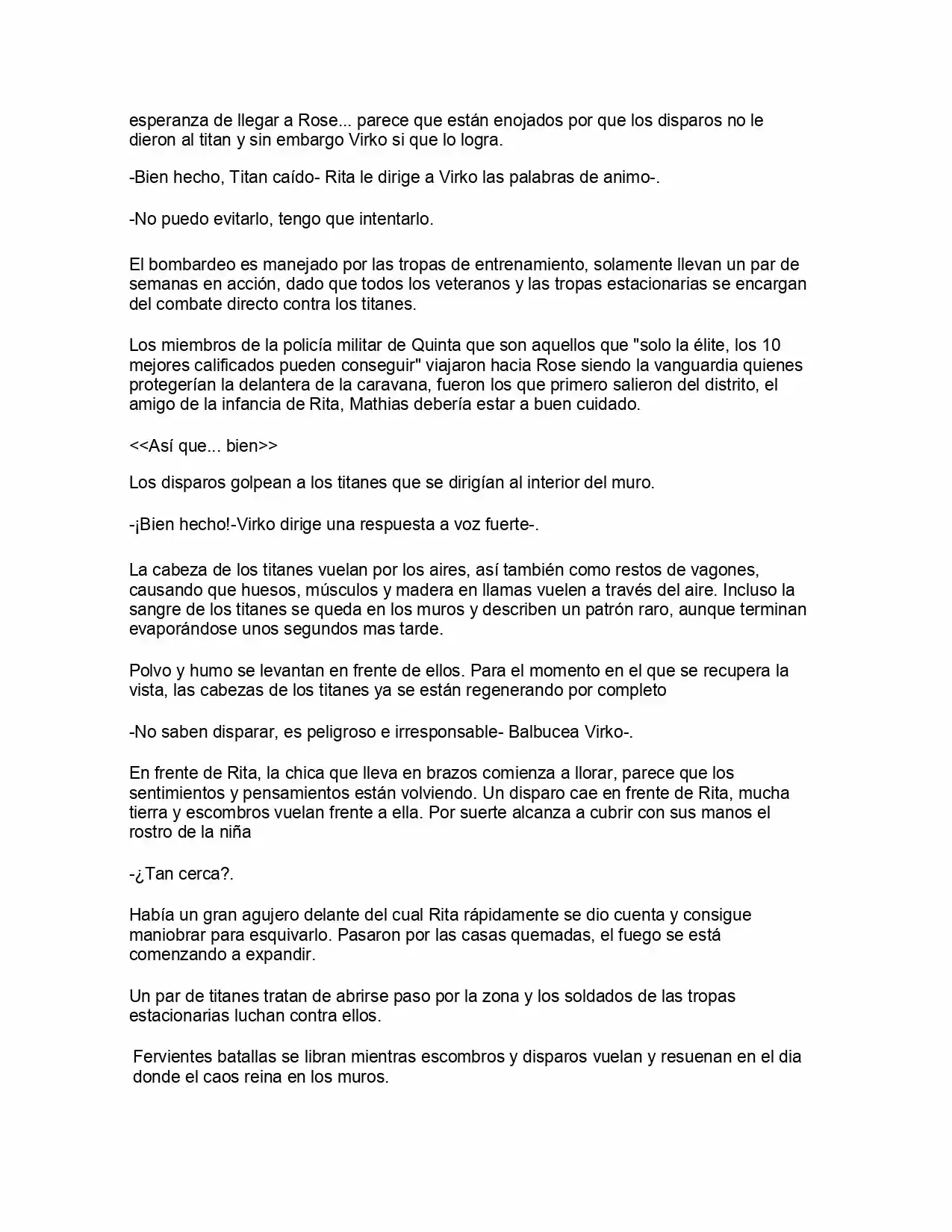 Shingeki No Kyojin: La Reina De La Ciudad Aislada (Novela) - Capítulo 1 - Página 7 - LectorTMOo