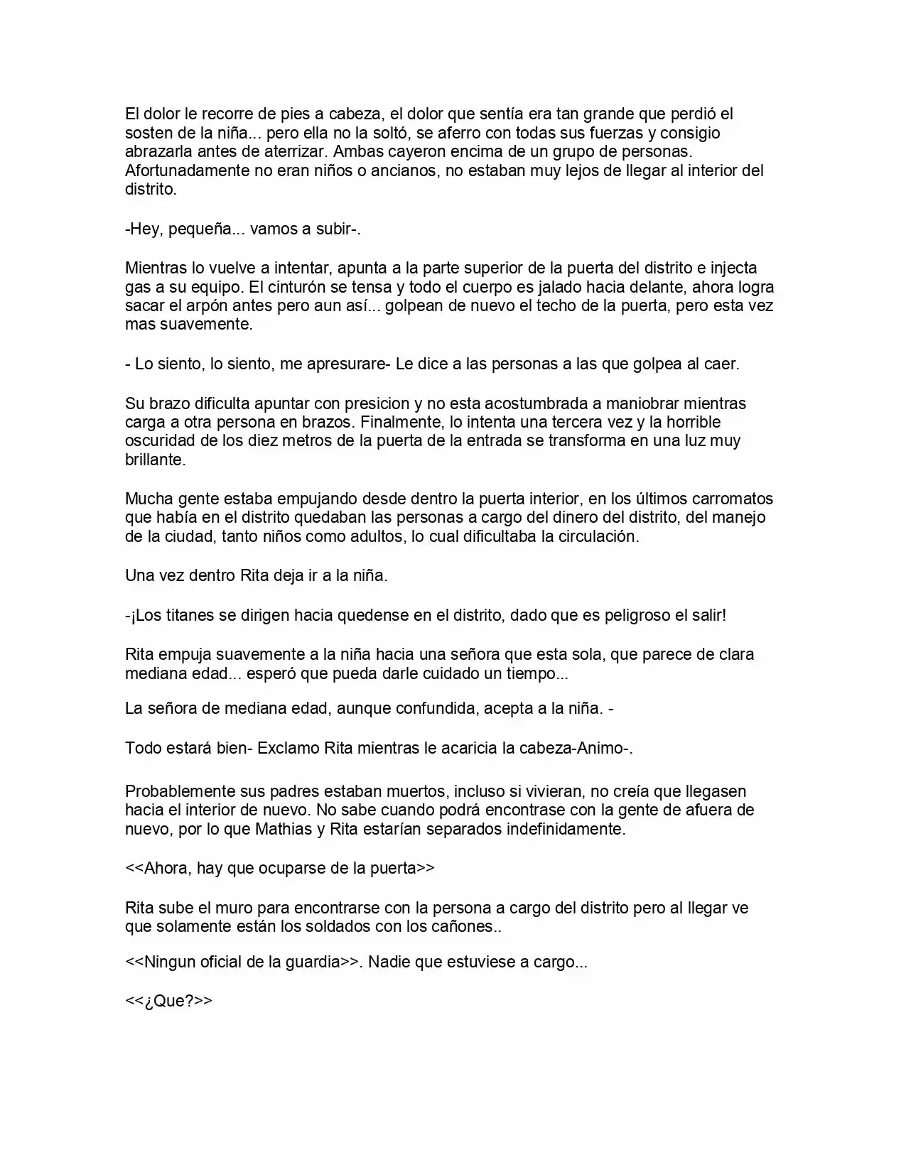 Shingeki No Kyojin: La Reina De La Ciudad Aislada (Novela) - Capítulo 1 - Página 10 - LectorTMOo