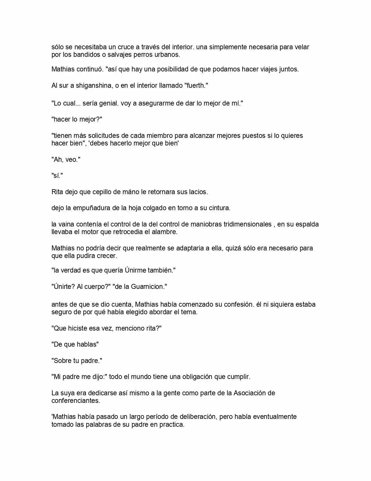 Shingeki No Kyojin: La Reina De La Ciudad Aislada (Novela) - Capítulo 1 - Página 26 - LectorTMOo