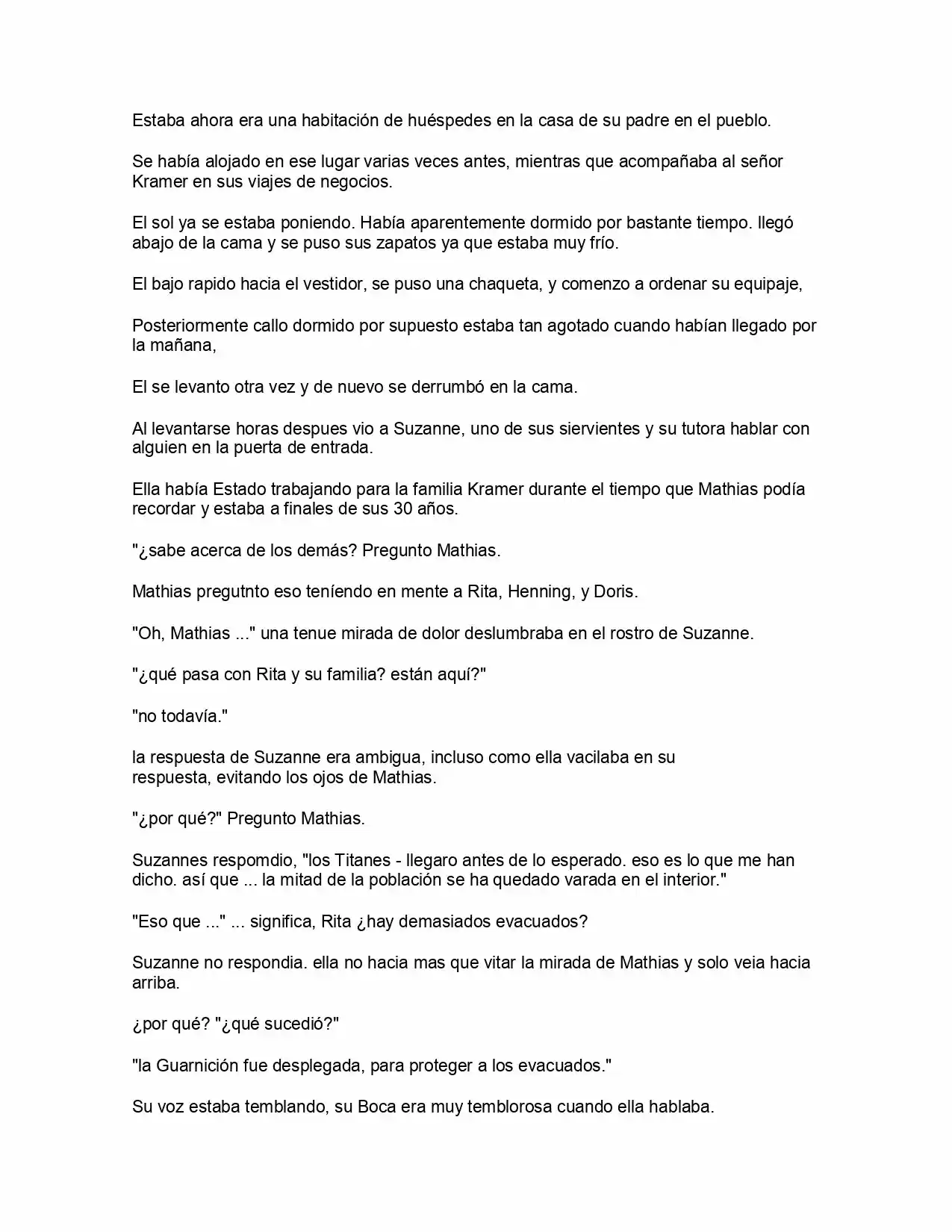 Shingeki No Kyojin: La Reina De La Ciudad Aislada (Novela) - Capítulo 1 - Página 30 - LectorTMOo