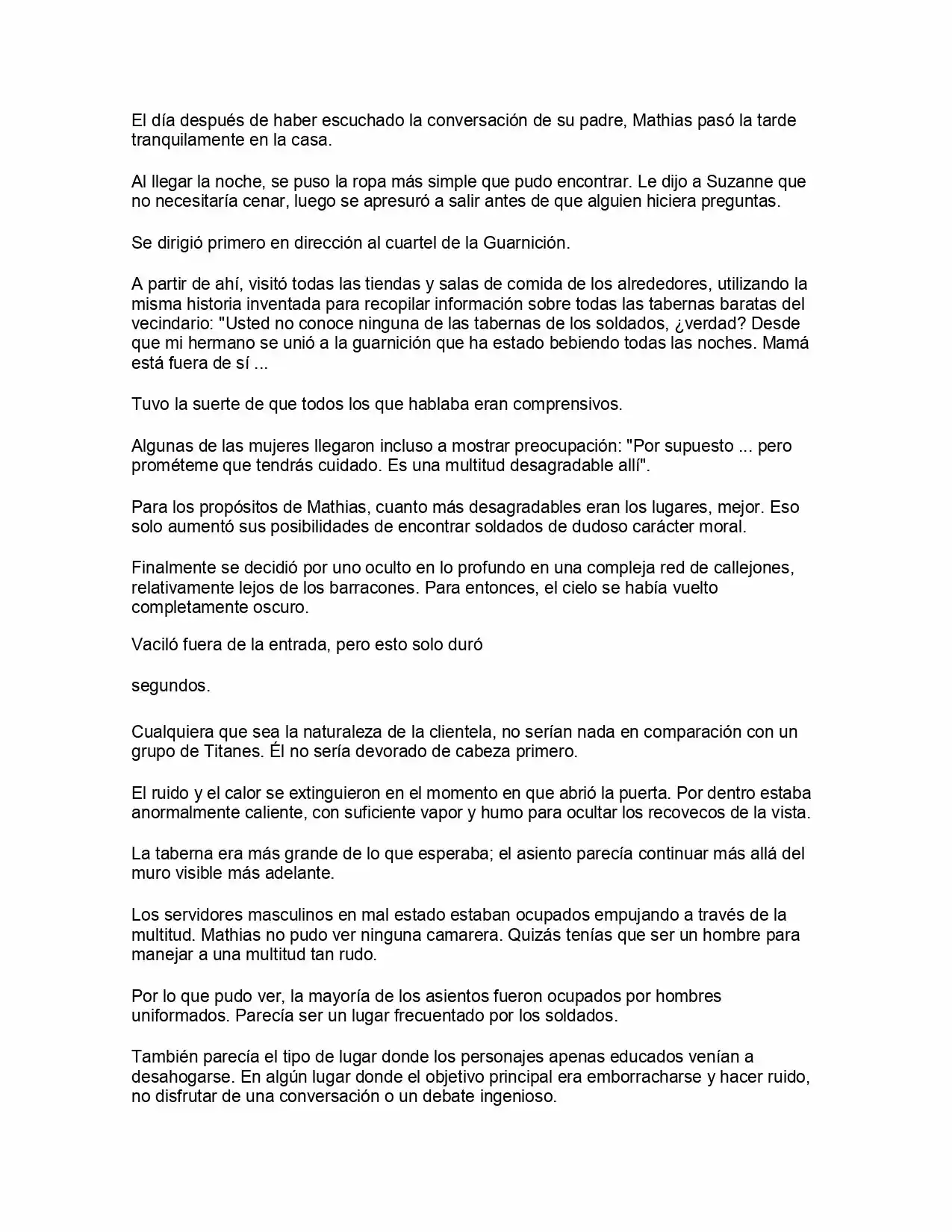 Shingeki No Kyojin: La Reina De La Ciudad Aislada (Novela) - Capítulo 2 - Página 24 - LectorTMOo