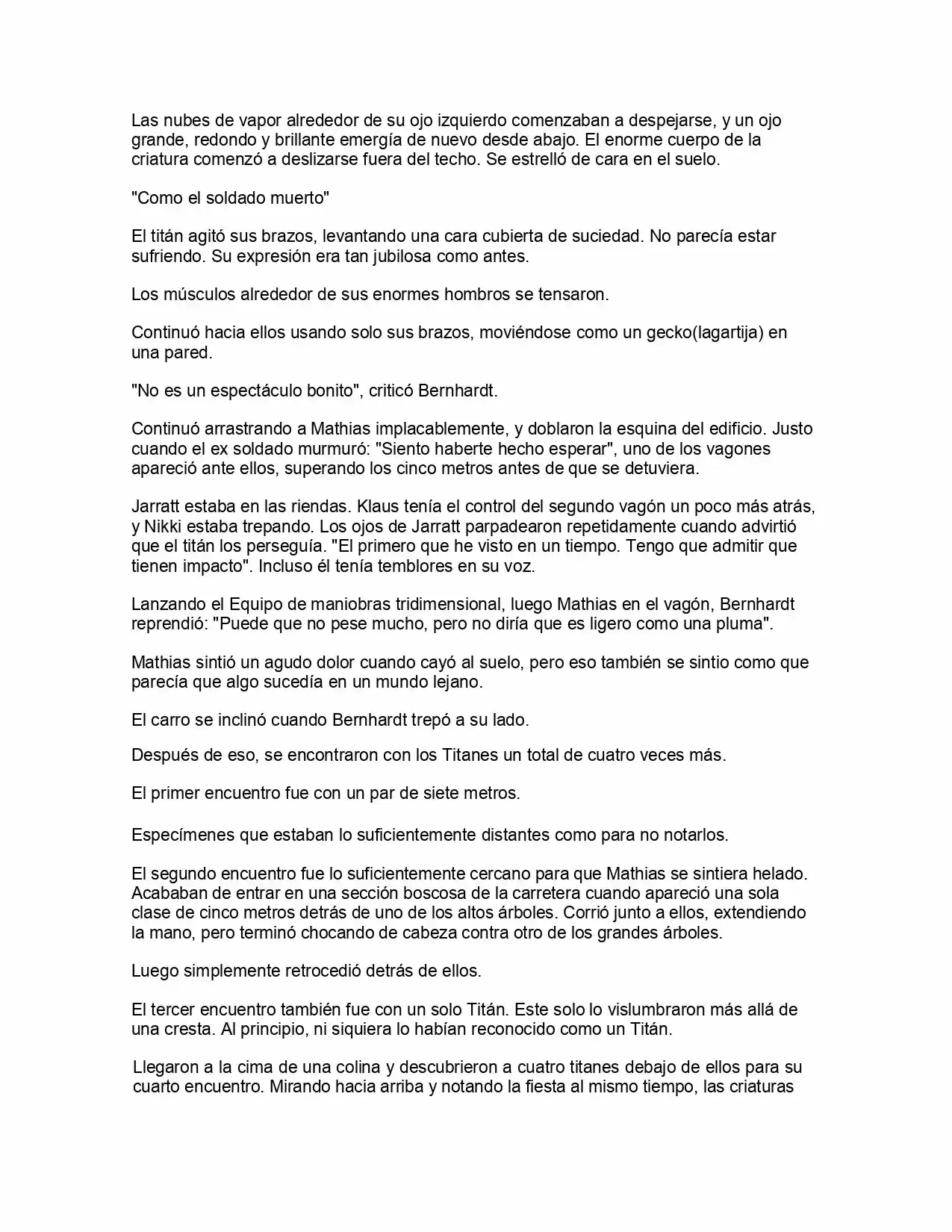 Shingeki No Kyojin: La Reina De La Ciudad Aislada (Novela) - Capítulo 3 - Página 12 - LectorTMOo