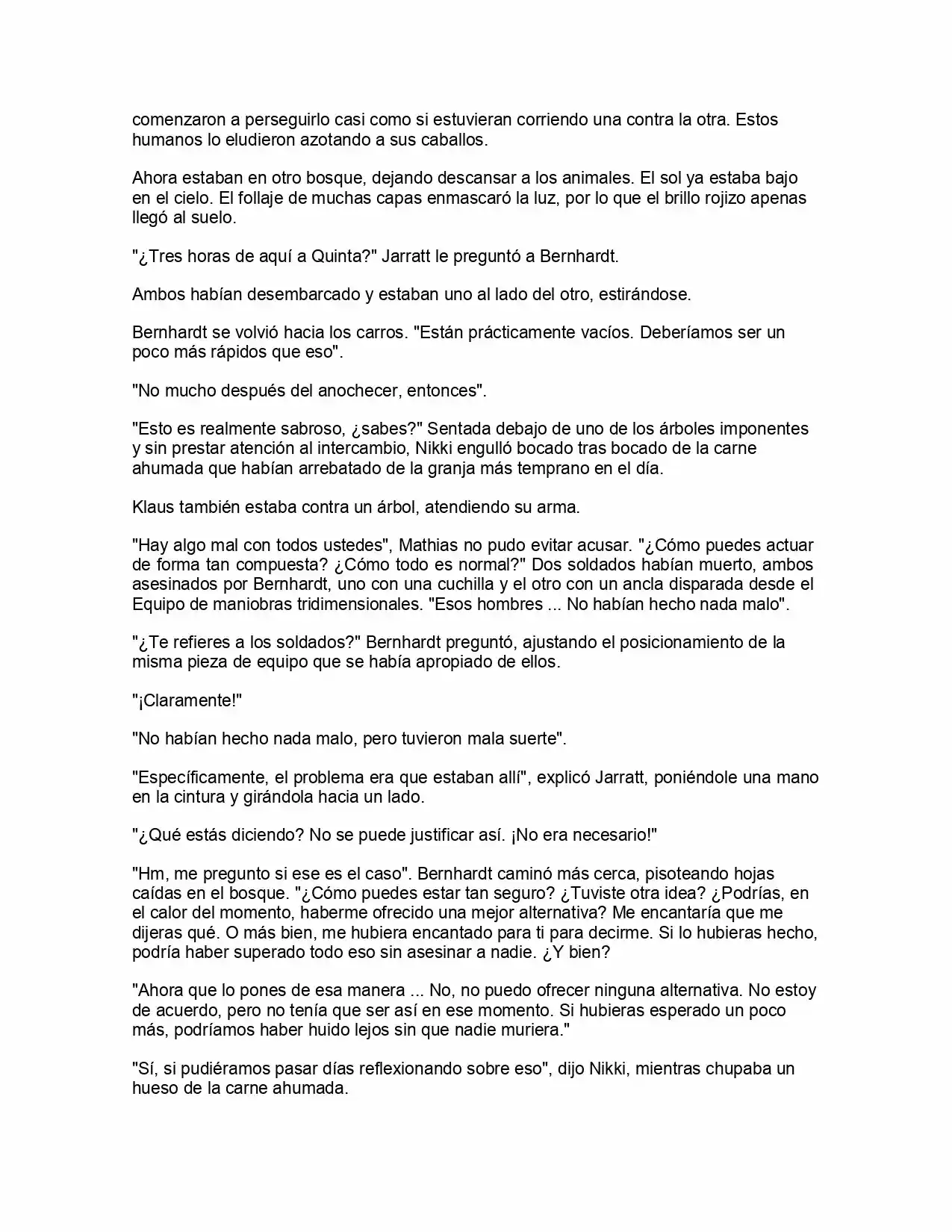 Shingeki No Kyojin: La Reina De La Ciudad Aislada (Novela) - Capítulo 3 - Página 13 - LectorTMOo