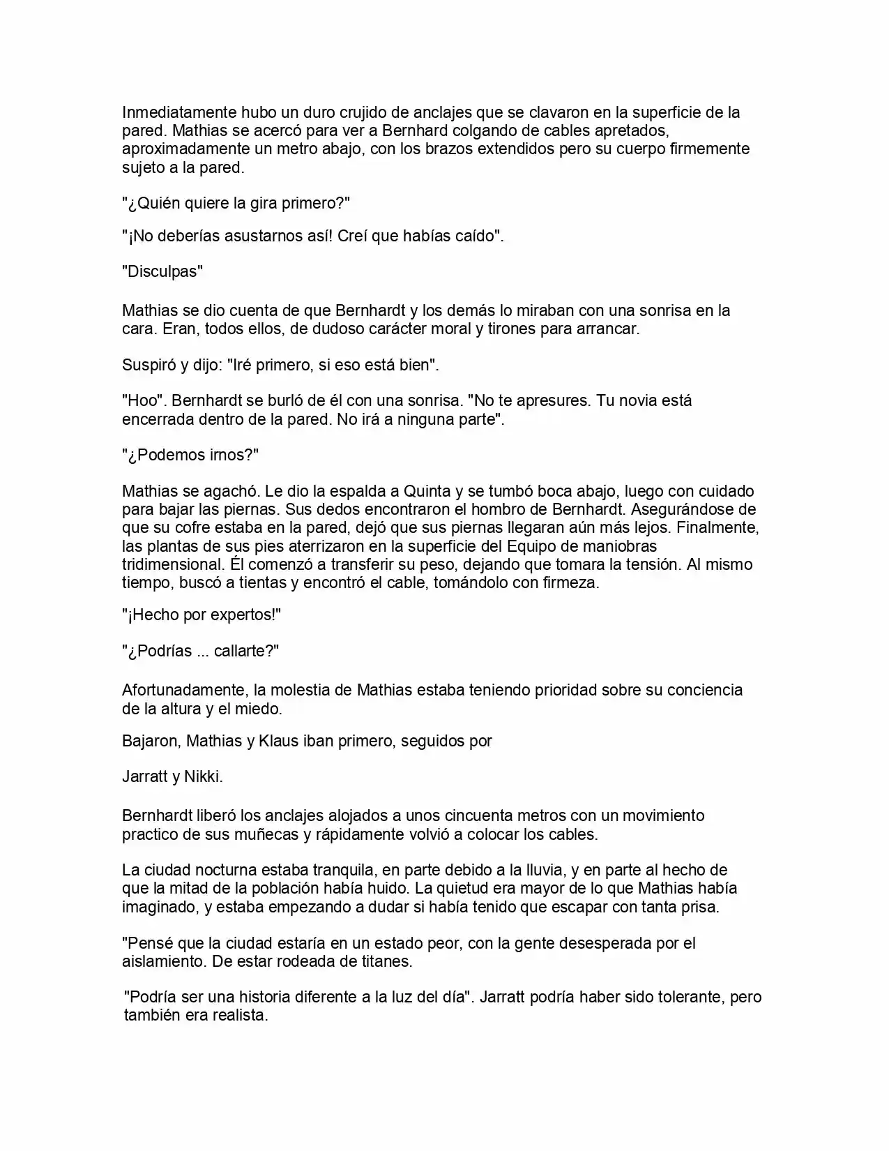 Shingeki No Kyojin: La Reina De La Ciudad Aislada (Novela) - Capítulo 3 - Página 27 - LectorTMOo