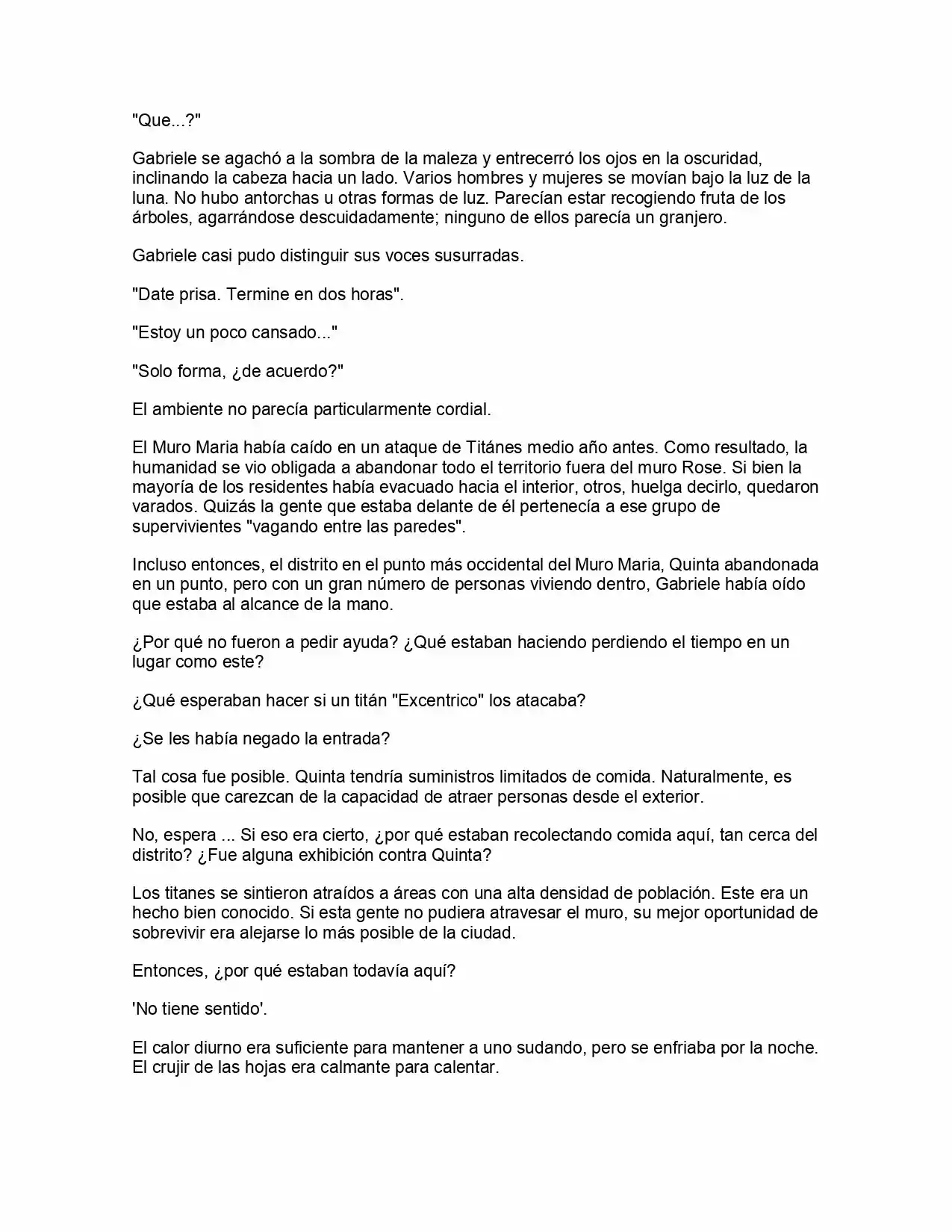 Shingeki No Kyojin: La Reina De La Ciudad Aislada (Novela) - Capítulo 4 - Página 12 - LectorTMOo