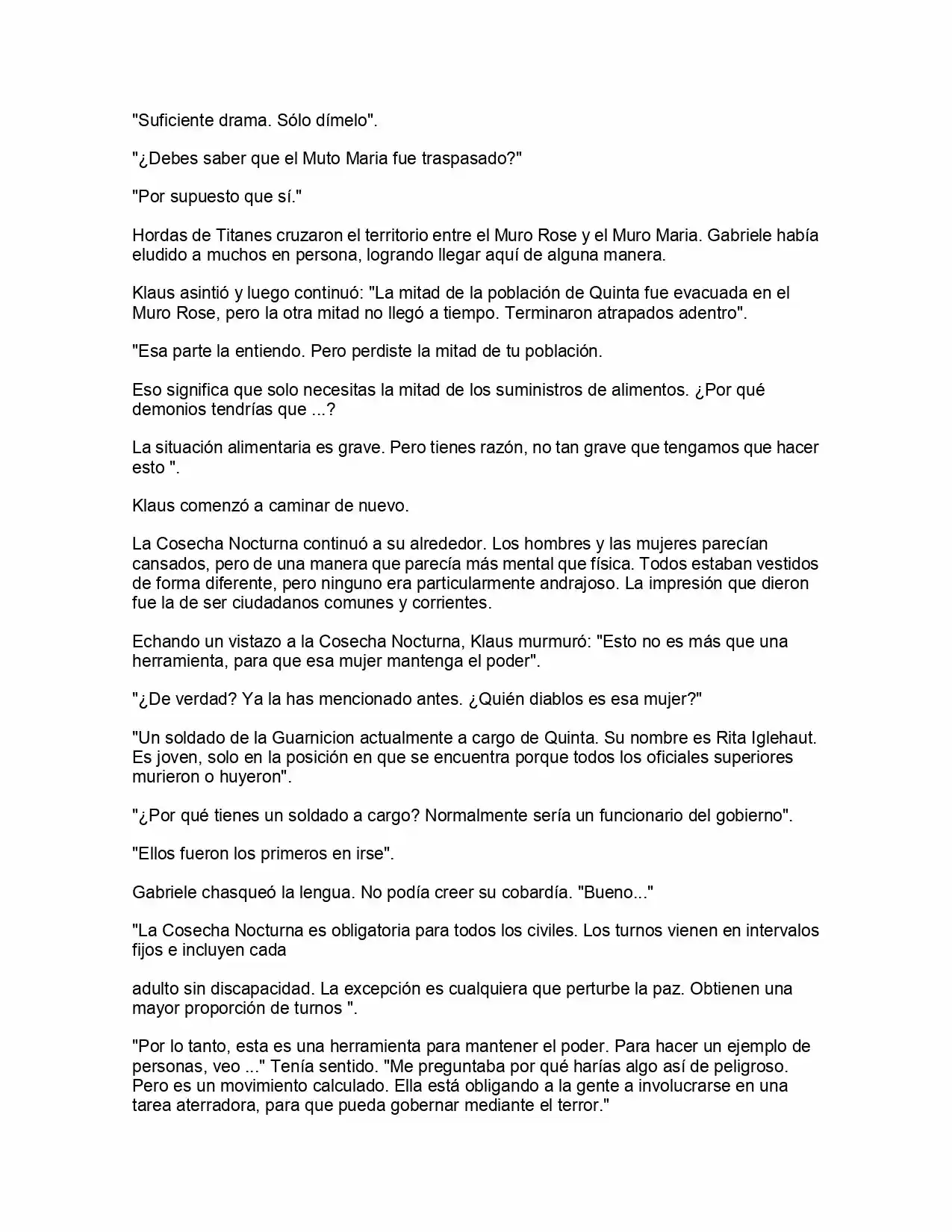 Shingeki No Kyojin: La Reina De La Ciudad Aislada (Novela) - Capítulo 4 - Página 17 - LectorTMOo