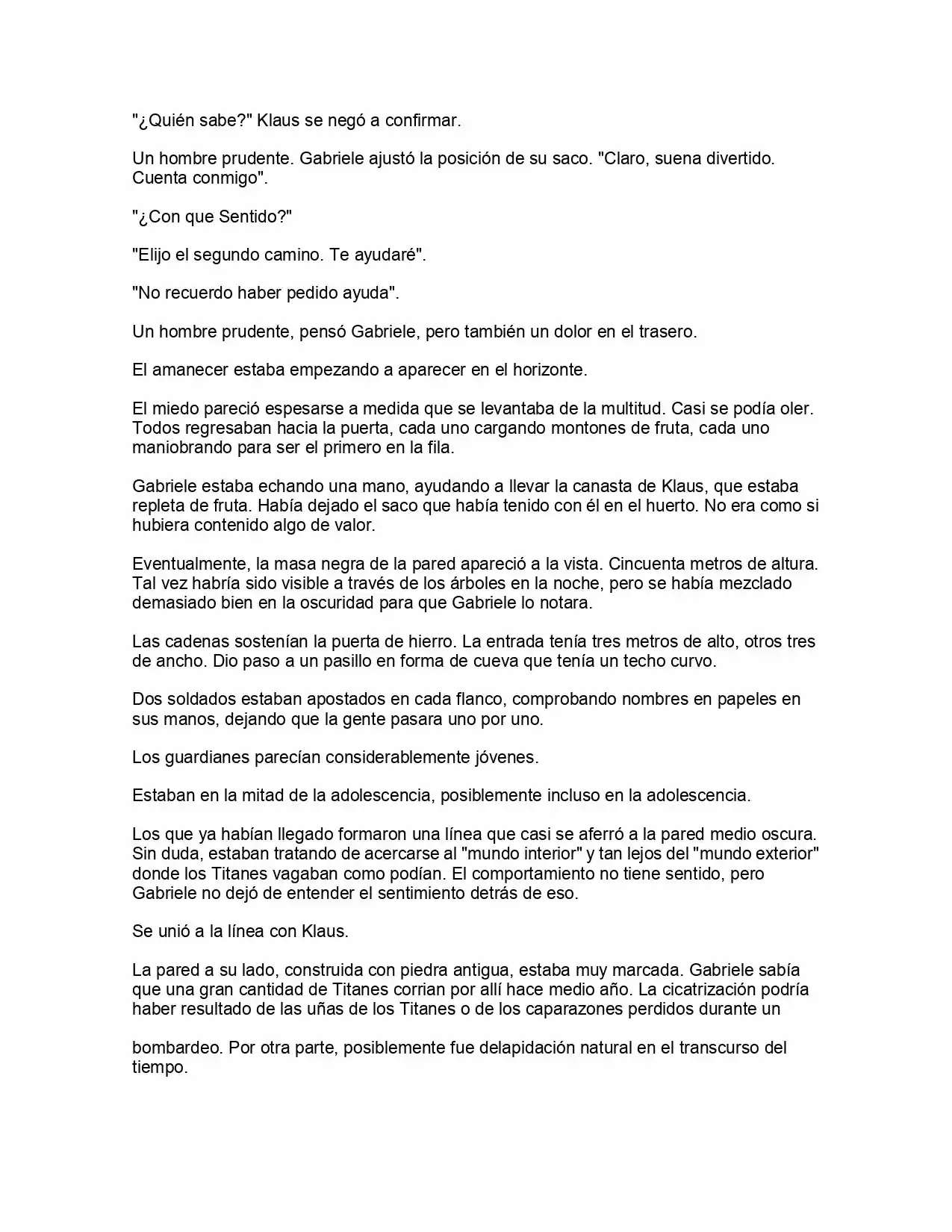 Shingeki No Kyojin: La Reina De La Ciudad Aislada (Novela) - Capítulo 4 - Página 20 - LectorTMOo
