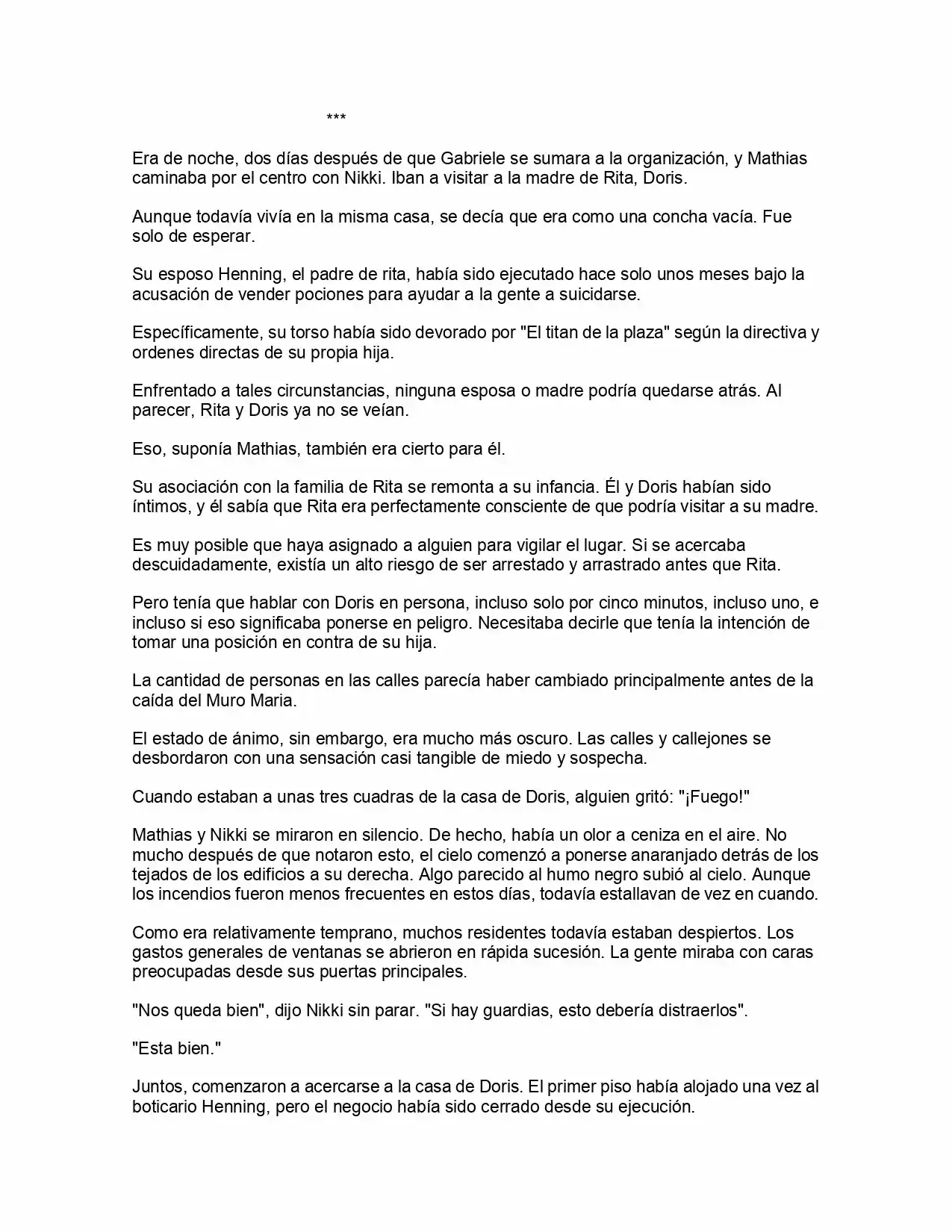 Shingeki No Kyojin: La Reina De La Ciudad Aislada (Novela) - Capítulo 4 - Página 42 - LectorTMOo