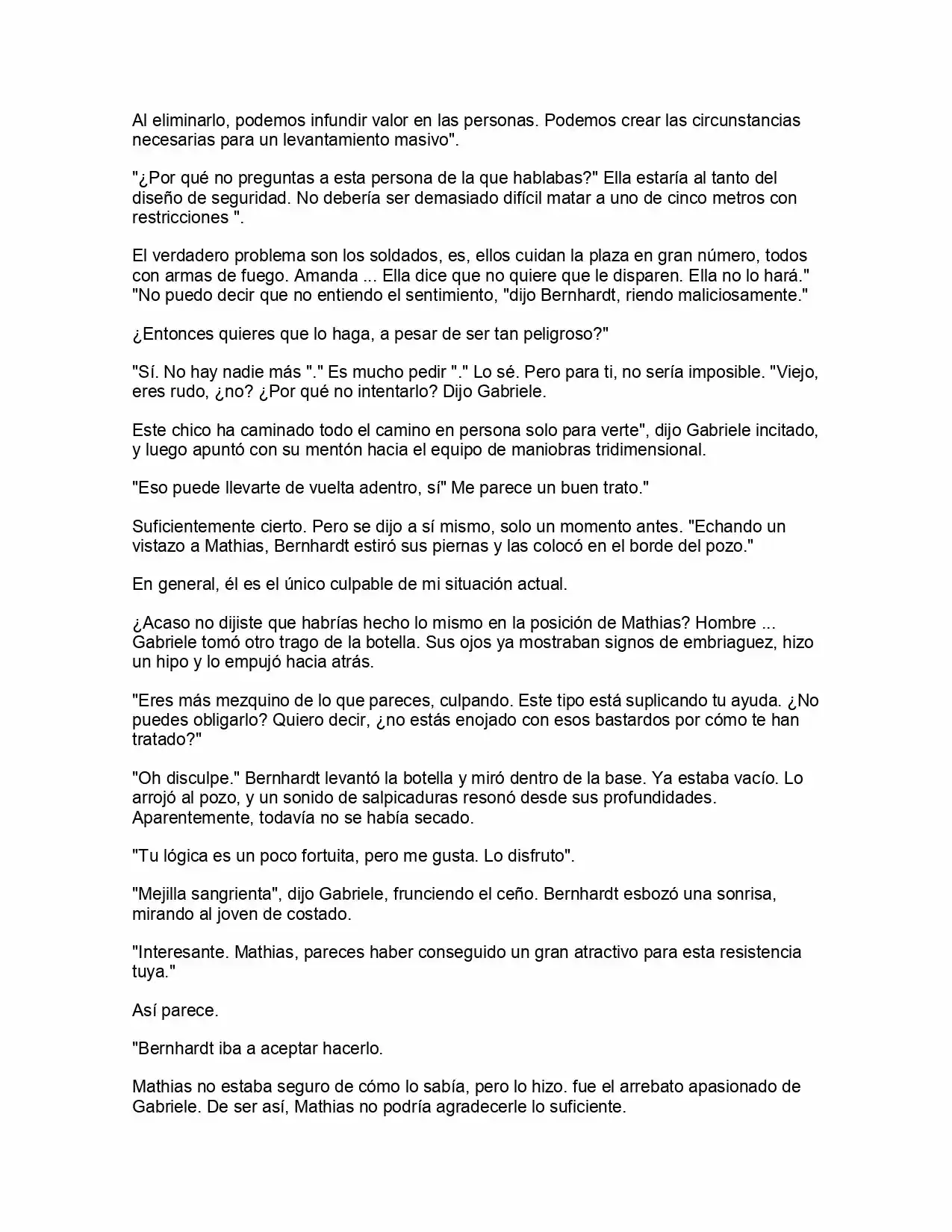 Shingeki No Kyojin: La Reina De La Ciudad Aislada (Novela) - Capítulo 4 - Página 62 - LectorTMOo