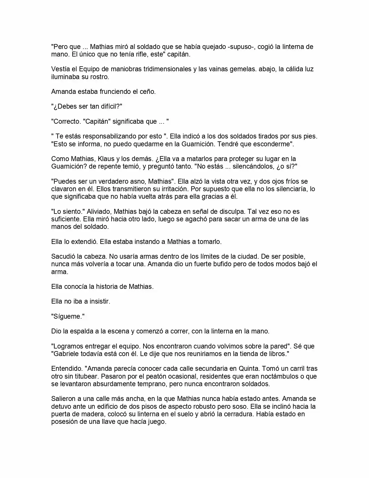 Shingeki No Kyojin: La Reina De La Ciudad Aislada (Novela) - Capítulo 5 - Página 15 - LectorTMOo