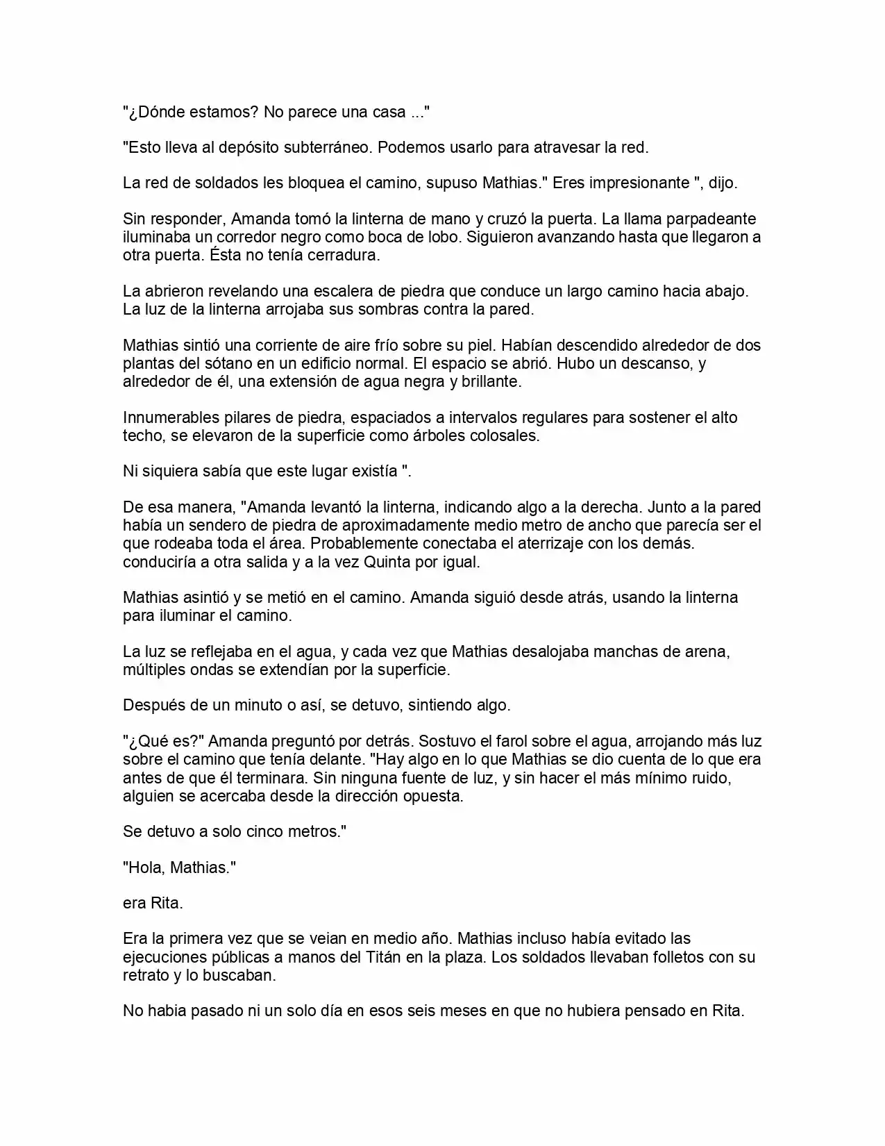 Shingeki No Kyojin: La Reina De La Ciudad Aislada (Novela) - Capítulo 5 - Página 16 - LectorTMOo