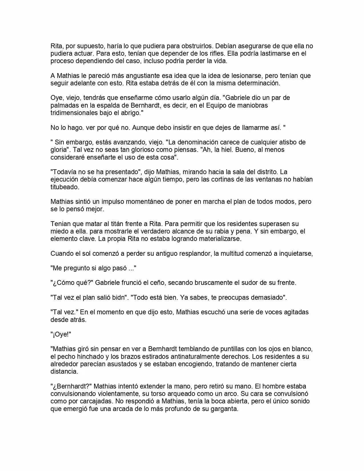 Shingeki No Kyojin: La Reina De La Ciudad Aislada (Novela) - Capítulo 5 - Página 28 - LectorTMOo