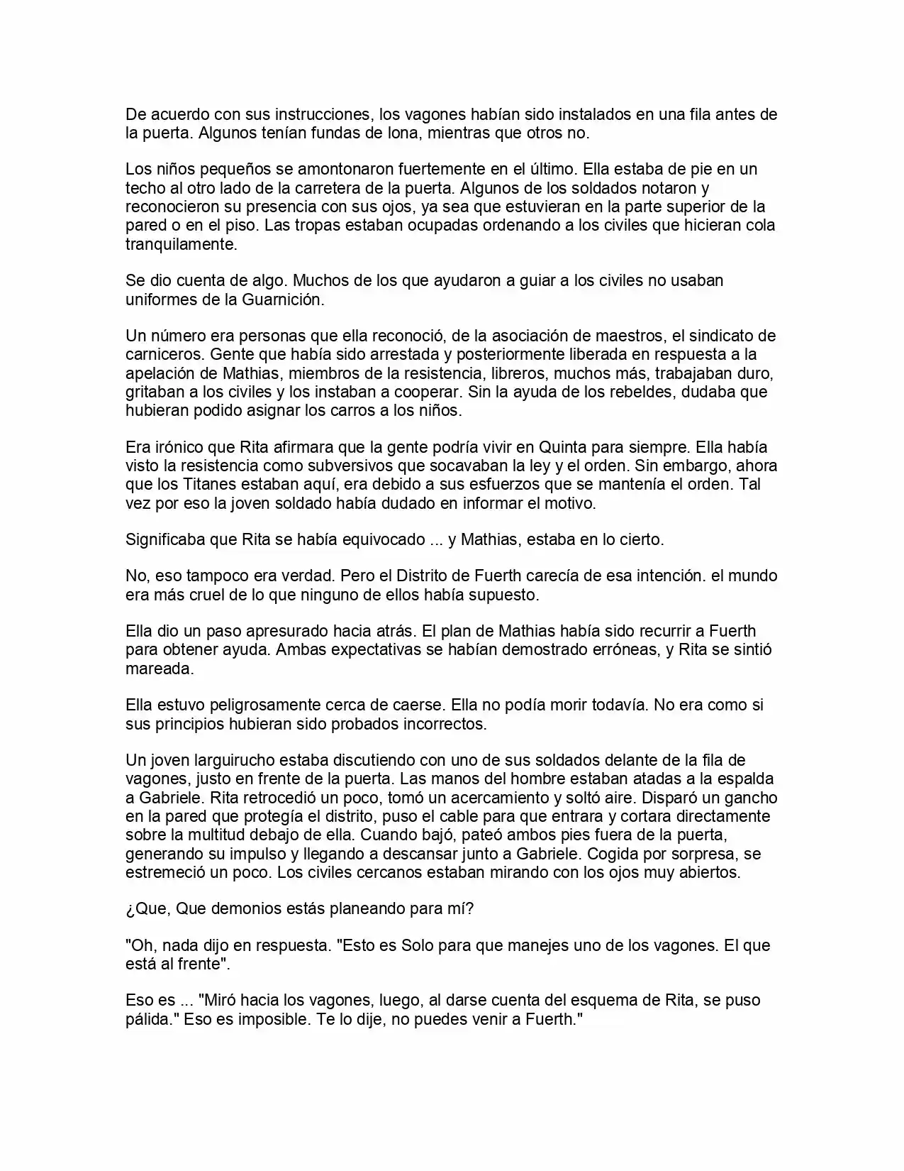 Shingeki No Kyojin: La Reina De La Ciudad Aislada (Novela) - Capítulo 5 - Página 46 - LectorTMOo