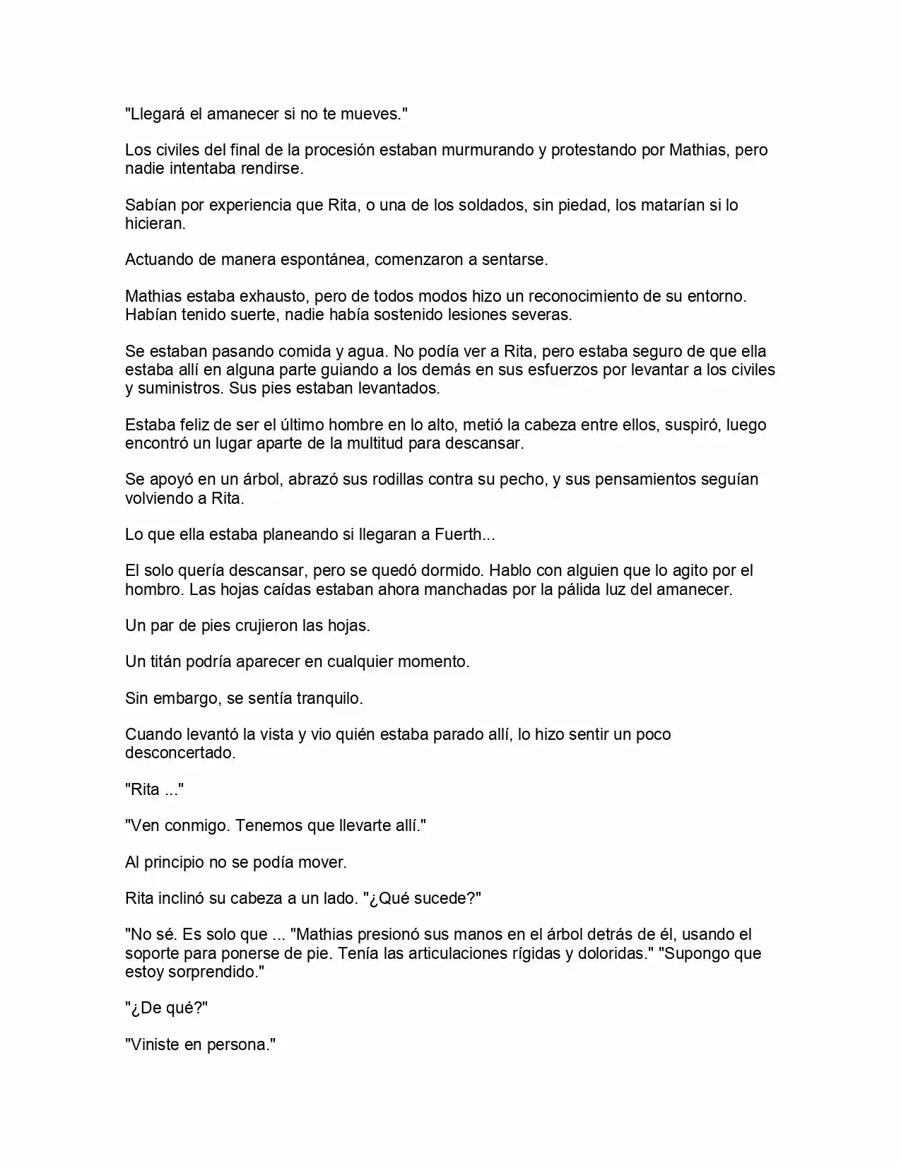 Shingeki No Kyojin: La Reina De La Ciudad Aislada (Novela) - Capítulo 5 - Página 50 - LectorTMOo