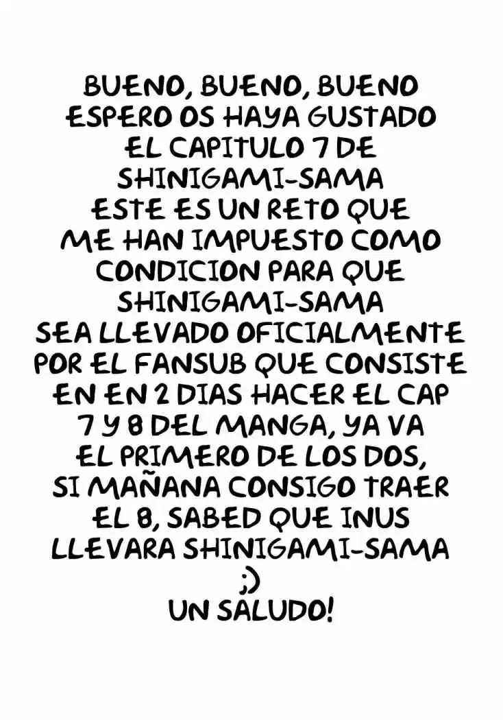 Shinigami-sama Ni Saigo No Onegai Wo - Capítulo 7 - Página 39 - LectorTMOo