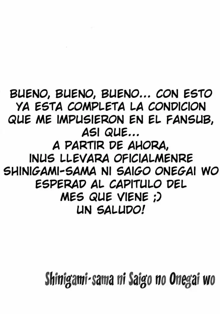 Shinigami-sama Ni Saigo No Onegai Wo - Capítulo 8 - Página 42 - LectorTMOo