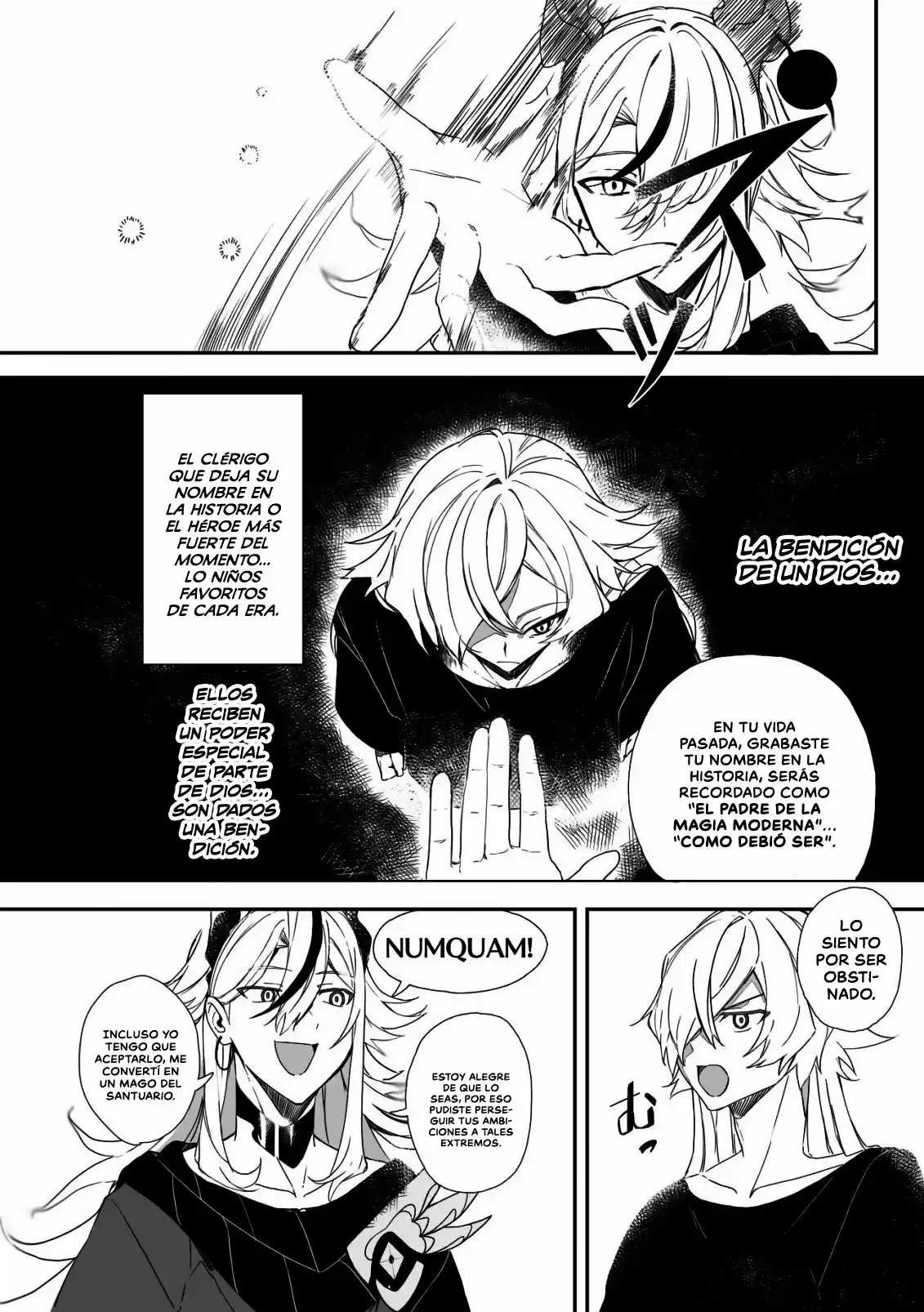 Shiniki No Mahoutsukai ~Kami Ni Aisareta Rakudaisei Wa Mahou Gakuin E Tsūu ~ - Capítulo 1 - Página 8 - LectorTMOo