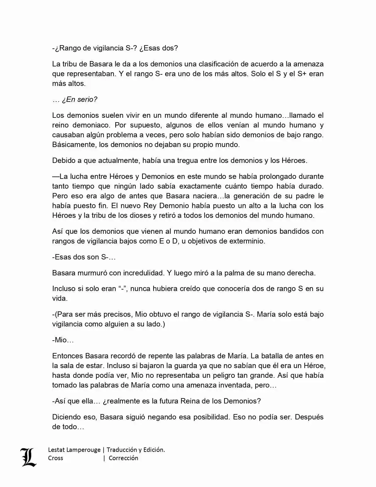 Shinmai Maou No Testament (Novela) (Novela) - Capítulo 1 - Página 35 - LectorTMOo