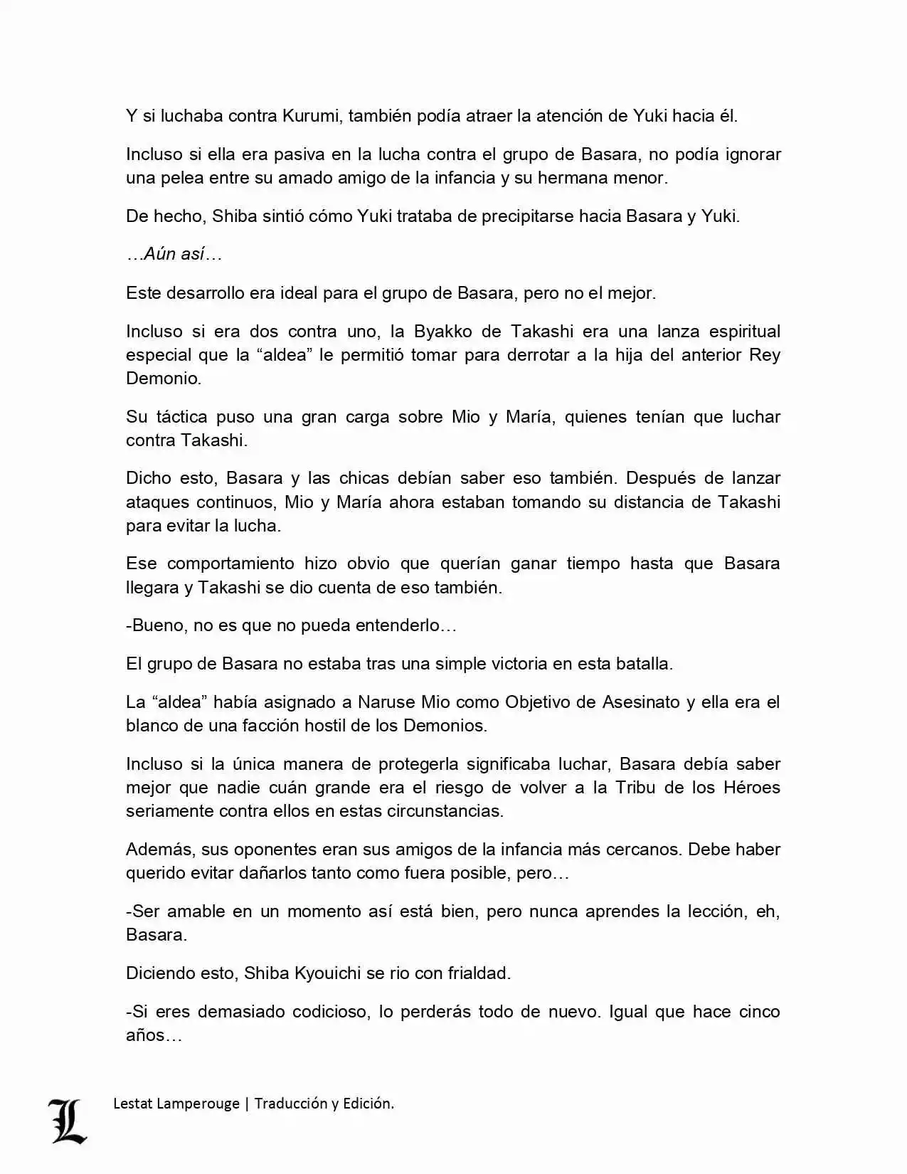 Shinmai Maou No Testament (Novela) (Novela) - Capítulo 10 - Página 6 - LectorTMOo