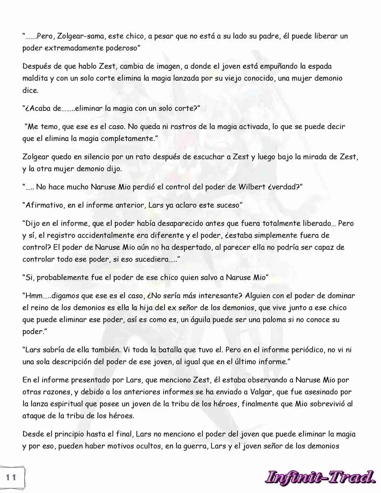 Shinmai Maou No Testament (Novela) (Novela) - Capítulo 12 - Página 9 - LectorTMOo