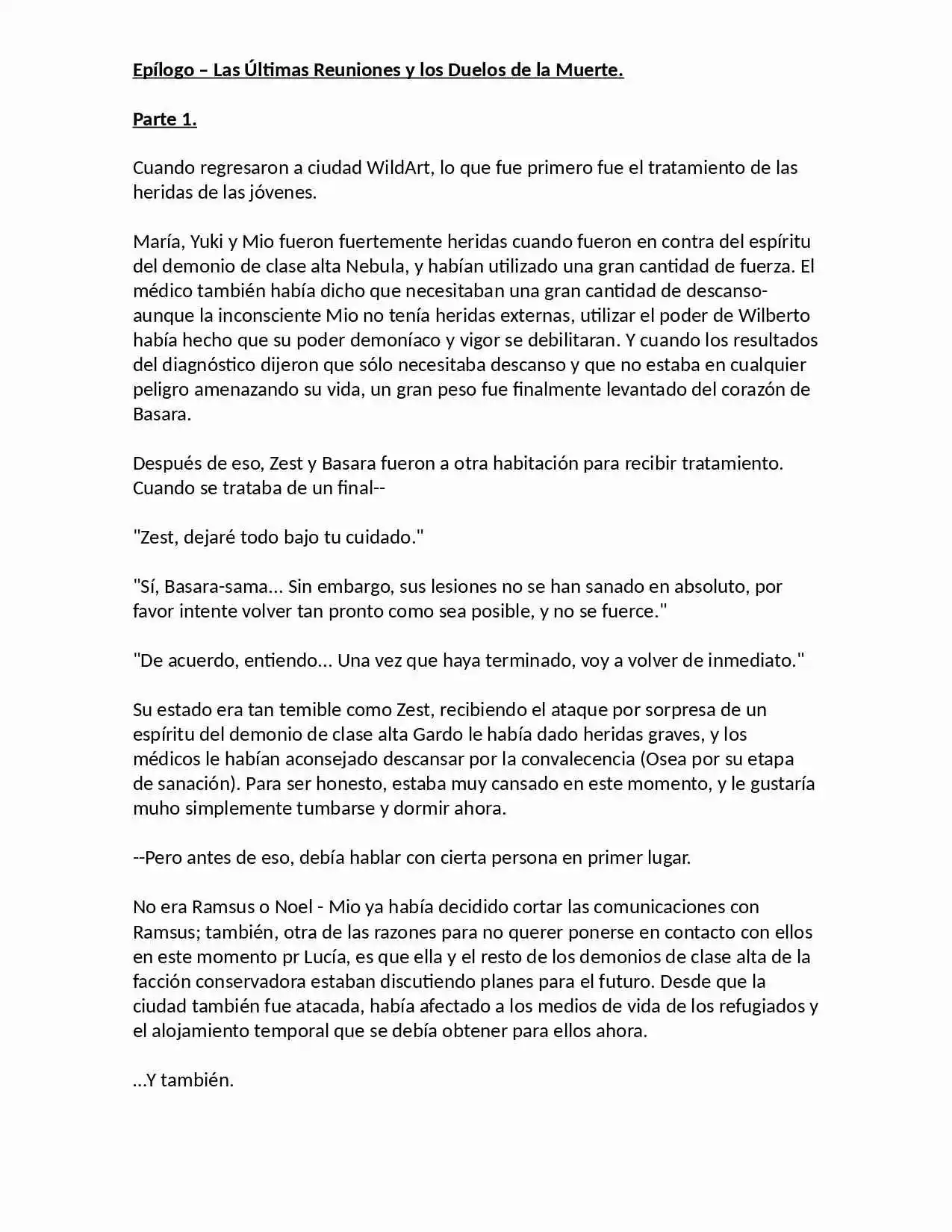 Shinmai Maou No Testament (Novela) (Novela) - Capítulo 28 - Página 1 - LectorTMOo