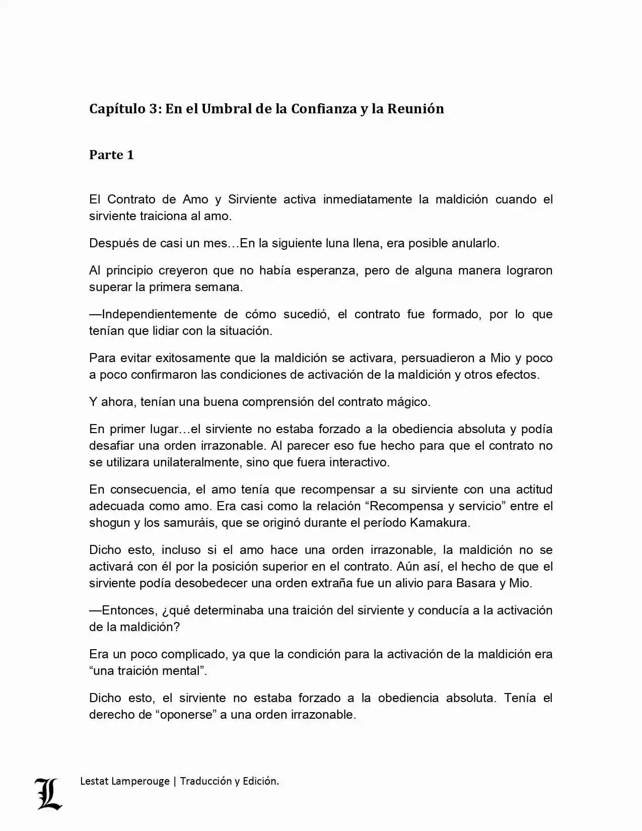 Shinmai Maou No Testament (Novela) (Novela) - Capítulo 3 - Página 1 - LectorTMOo