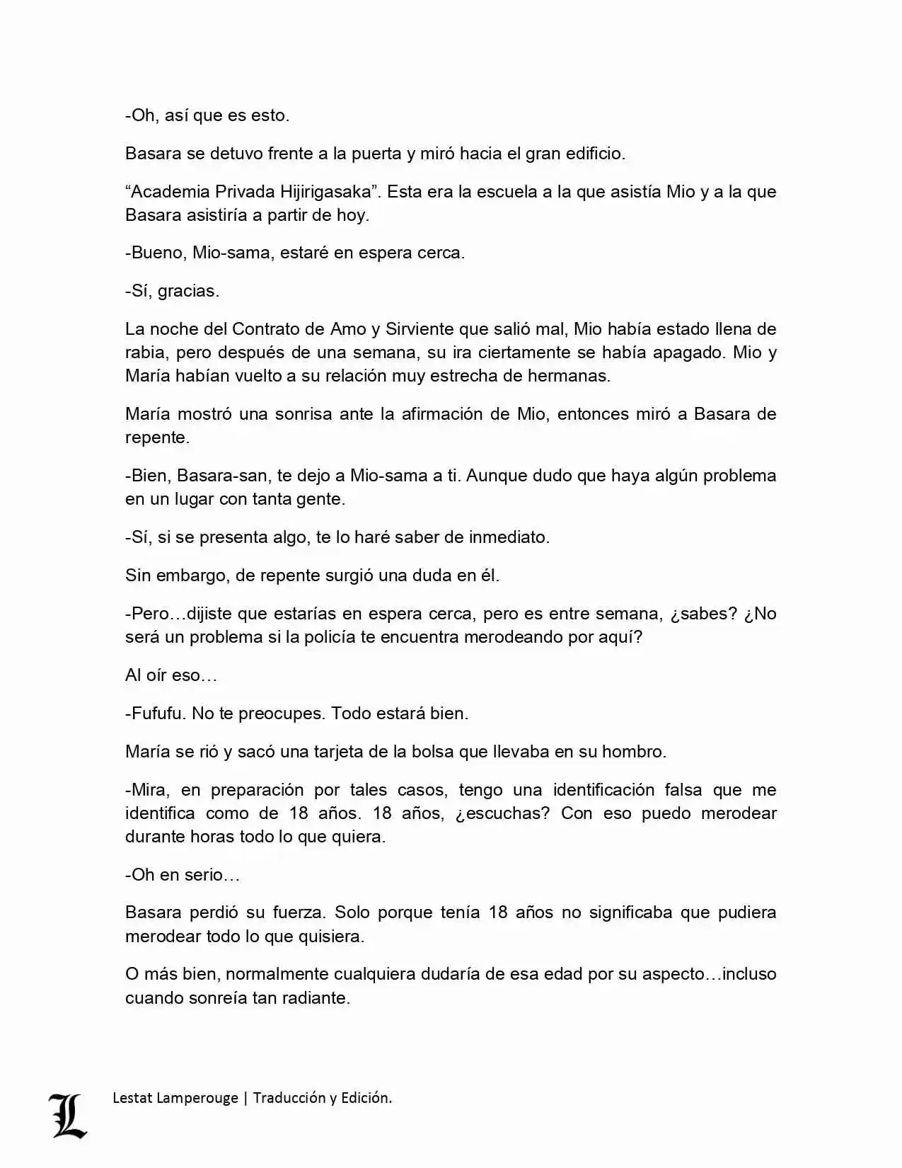 Shinmai Maou No Testament (Novela) (Novela) - Capítulo 3 - Página 4 - LectorTMOo