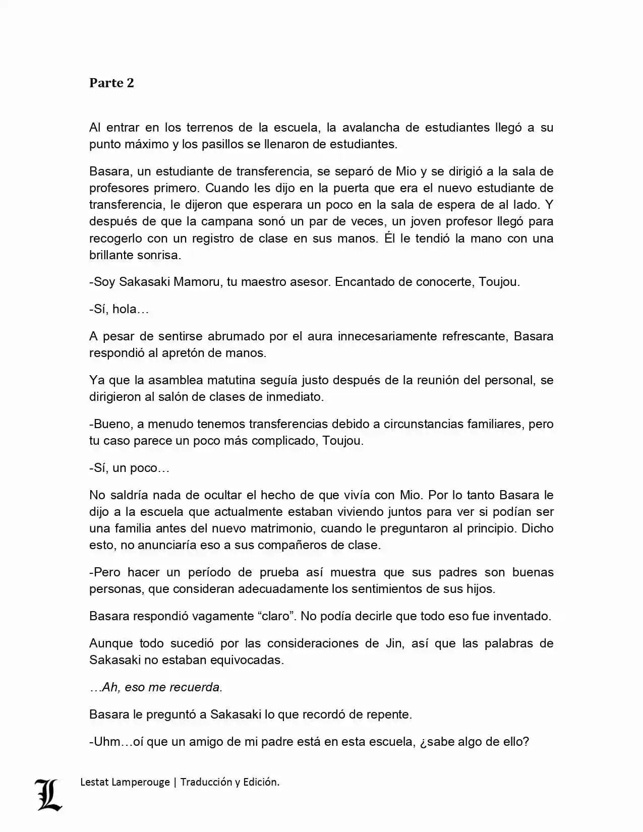 Shinmai Maou No Testament (Novela) (Novela) - Capítulo 3 - Página 5 - LectorTMOo