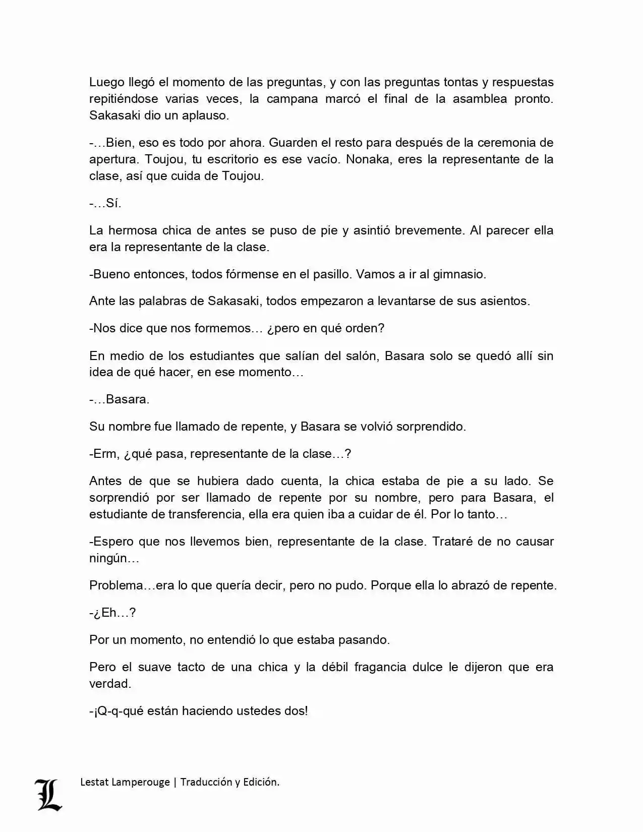 Shinmai Maou No Testament (Novela) (Novela) - Capítulo 3 - Página 8 - LectorTMOo