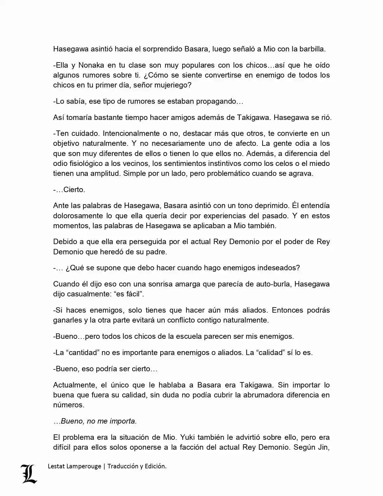 Shinmai Maou No Testament (Novela) (Novela) - Capítulo 3 - Página 52 - LectorTMOo