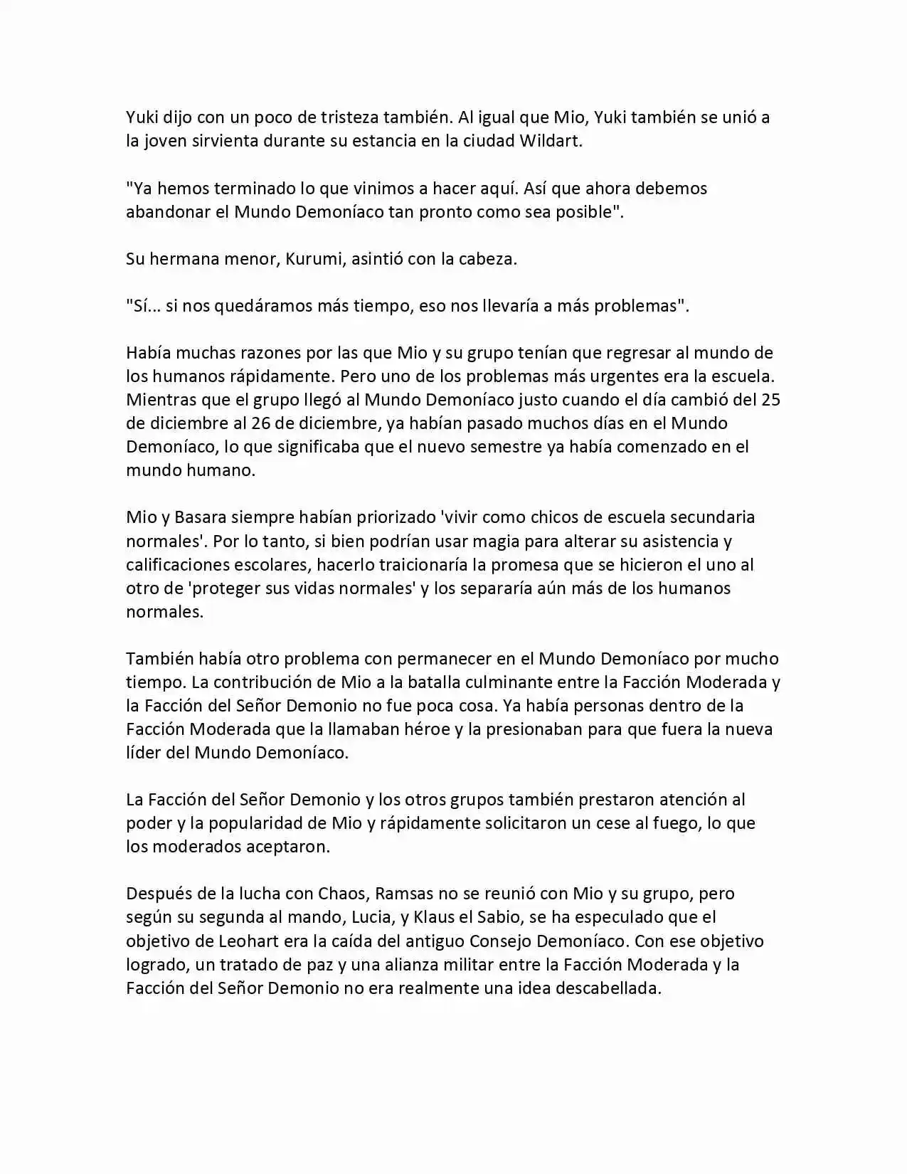 Shinmai Maou No Testament (Novela) (Novela) - Capítulo 39 - Página 6 - LectorTMOo