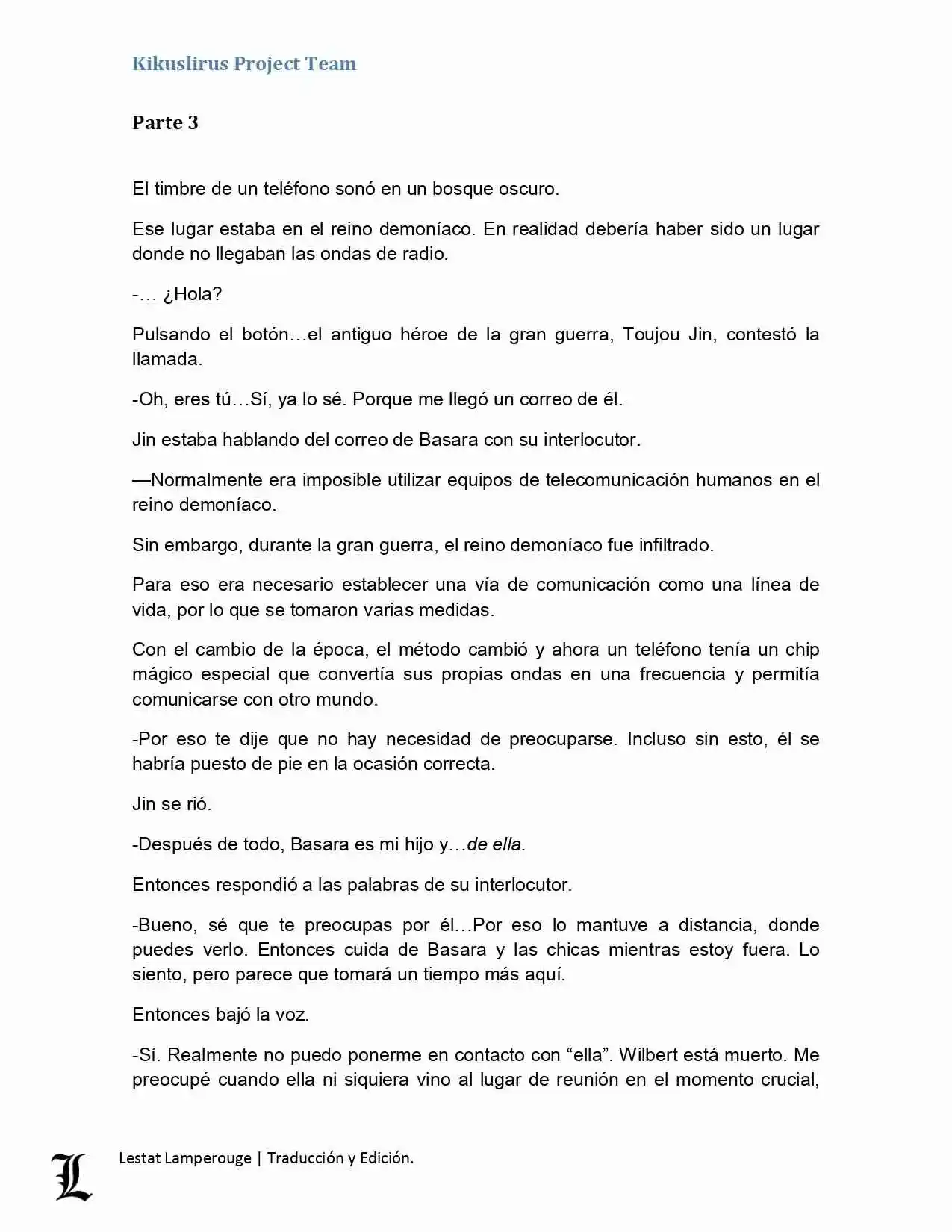Shinmai Maou No Testament (Novela) (Novela) - Capítulo 5 - Página 17 - LectorTMOo
