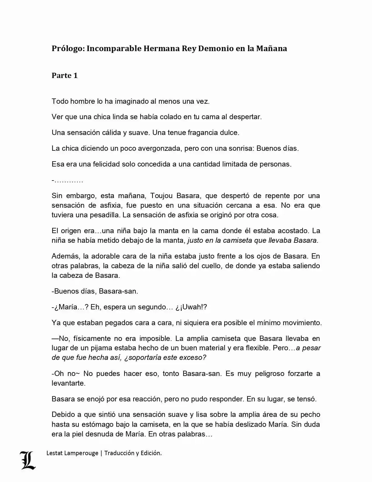 Shinmai Maou No Testament (Novela) (Novela) - Capítulo 6 - Página 6 - LectorTMOo