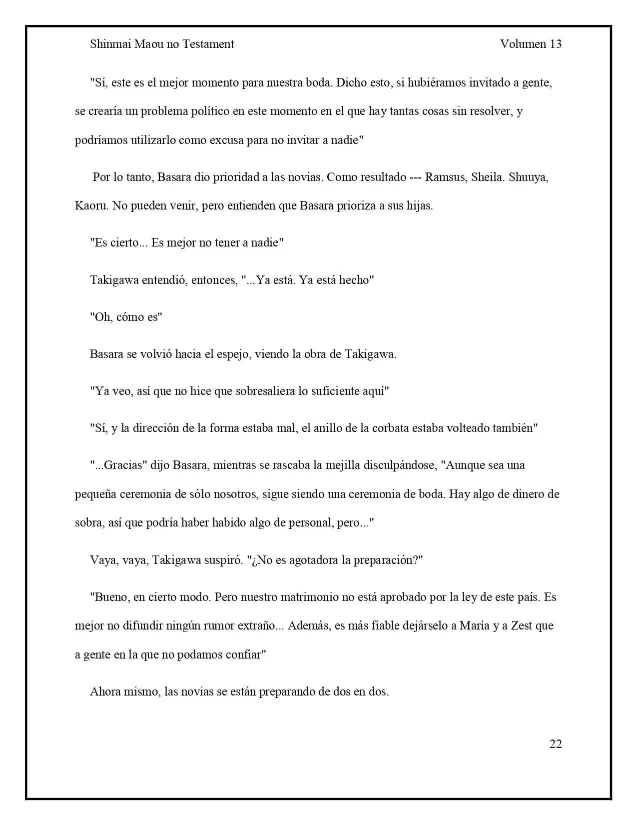 Shinmai Maou No Testament (Novela) (Novela) - Capítulo 60 - Página 22 - LectorTMOo