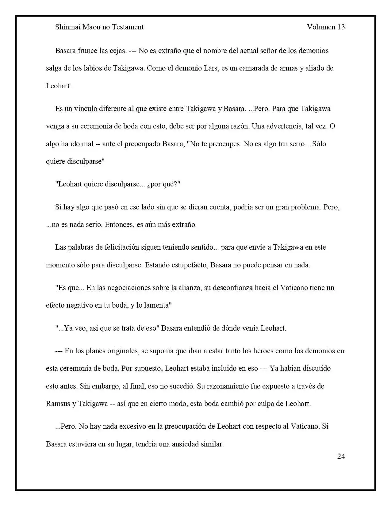 Shinmai Maou No Testament (Novela) (Novela) - Capítulo 60 - Página 24 - LectorTMOo