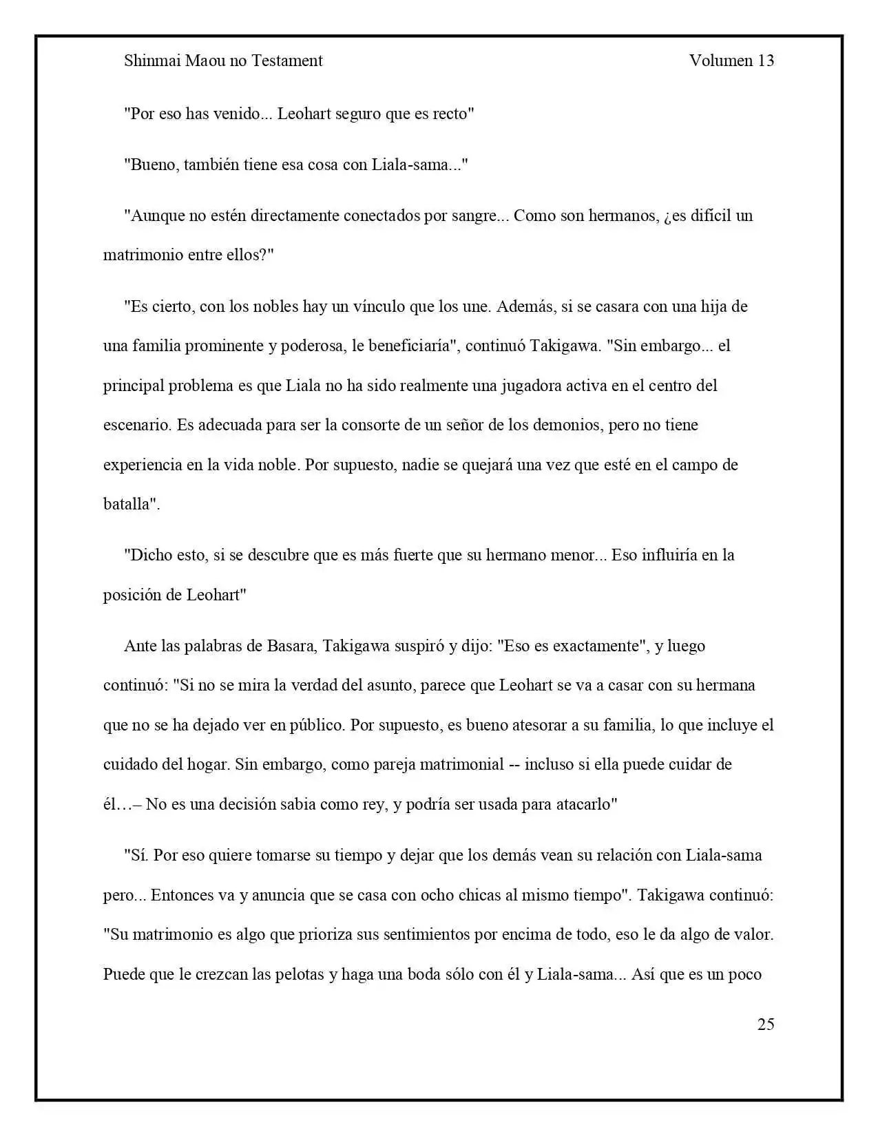 Shinmai Maou No Testament (Novela) (Novela) - Capítulo 60 - Página 25 - LectorTMOo