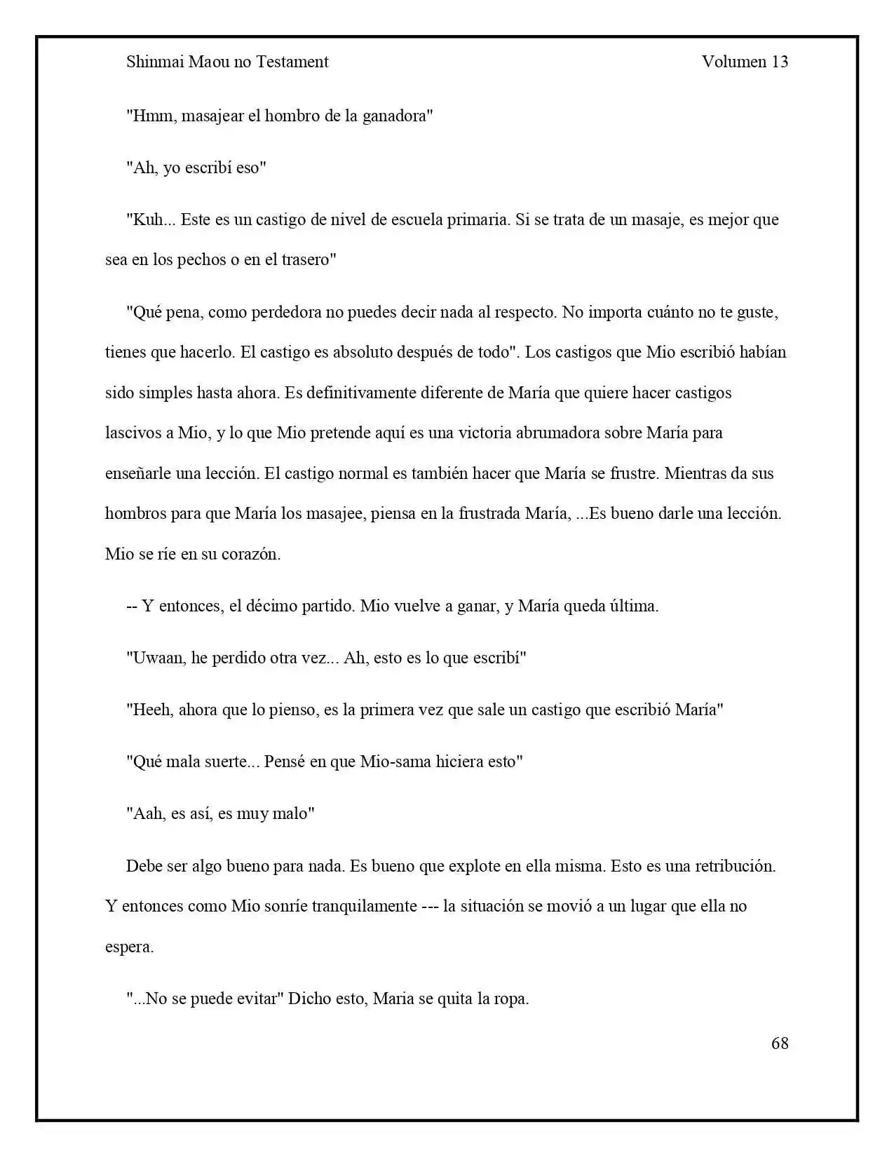 Shinmai Maou No Testament (Novela) (Novela) - Capítulo 62 - Página 13 - LectorTMOo