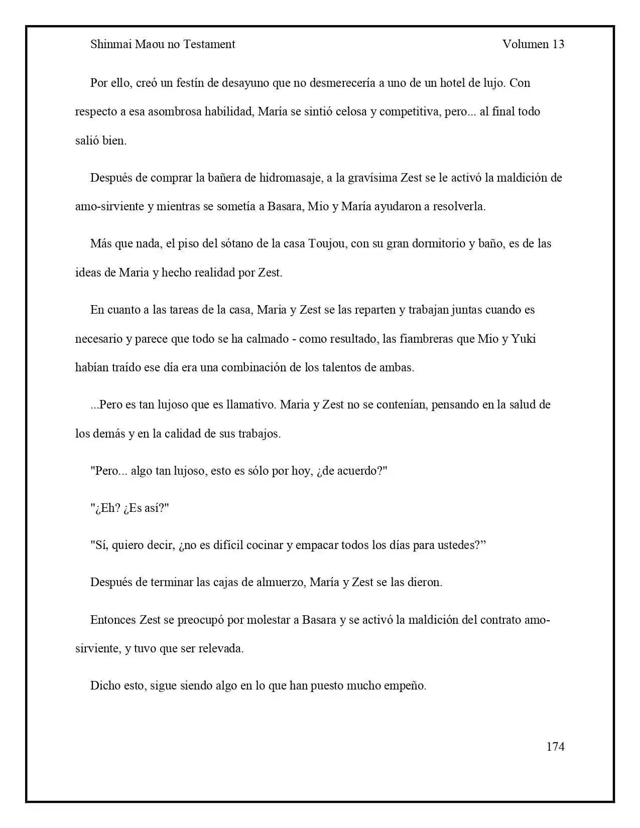 Shinmai Maou No Testament (Novela) (Novela) - Capítulo 69 - Página 5 - LectorTMOo