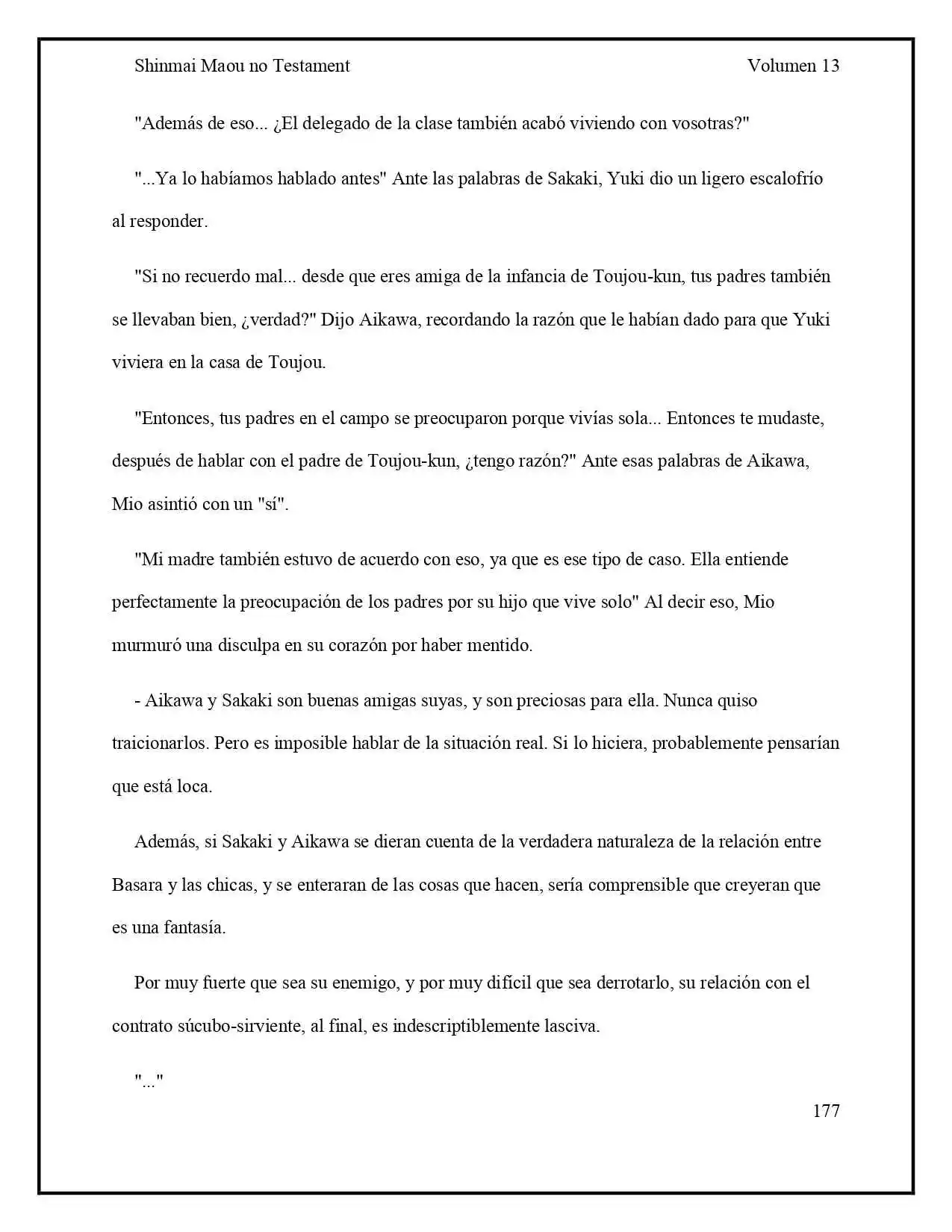 Shinmai Maou No Testament (Novela) (Novela) - Capítulo 69 - Página 8 - LectorTMOo
