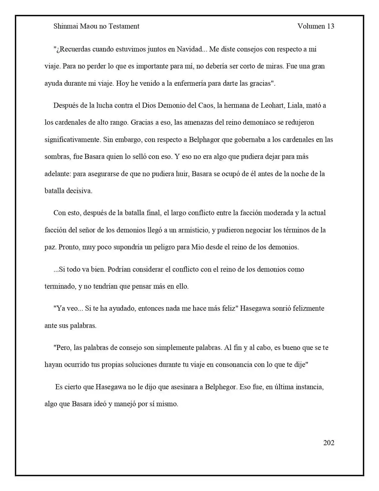 Shinmai Maou No Testament (Novela) (Novela) - Capítulo 69 - Página 33 - LectorTMOo